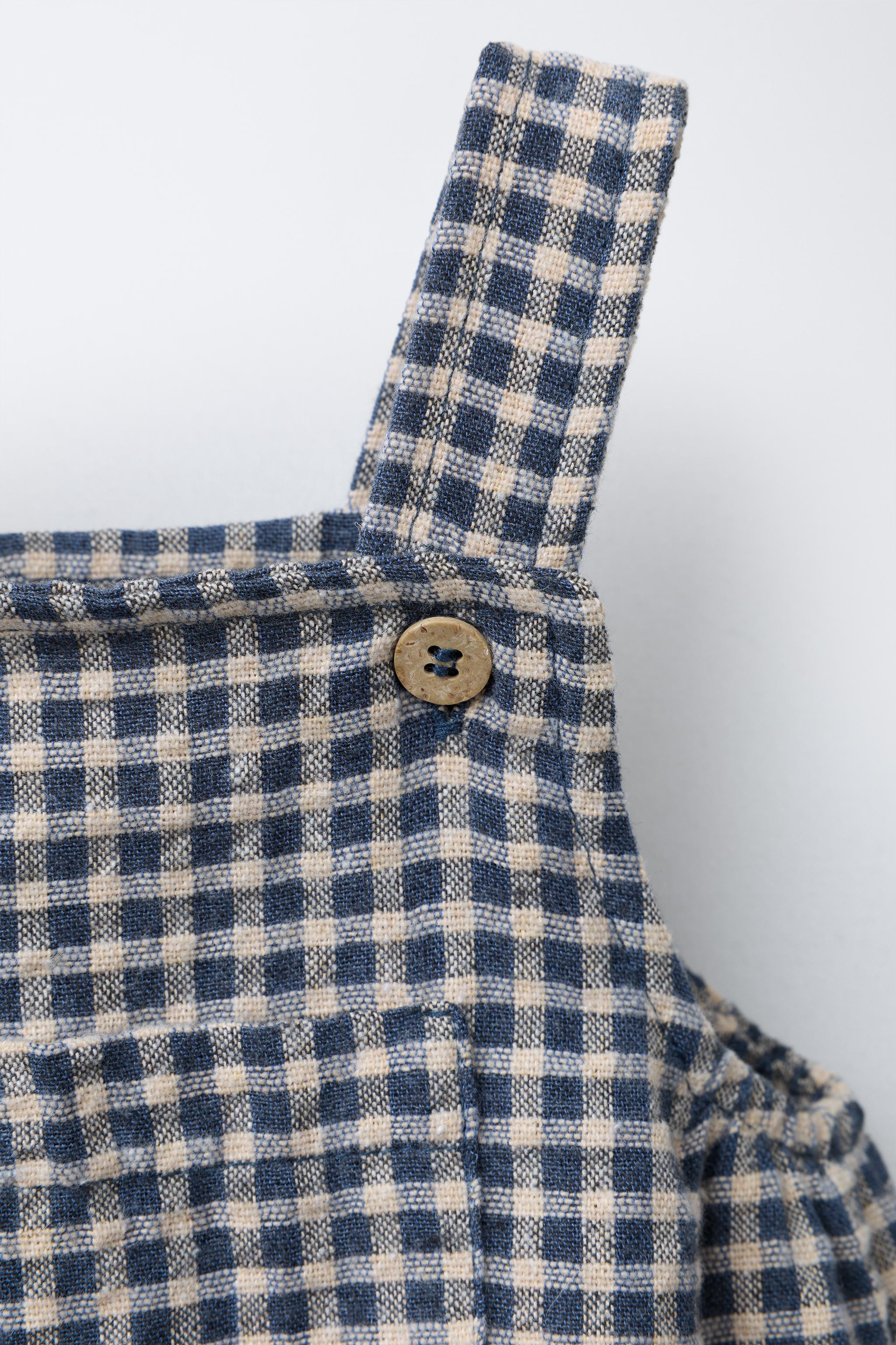 GINGHAM ROMPER