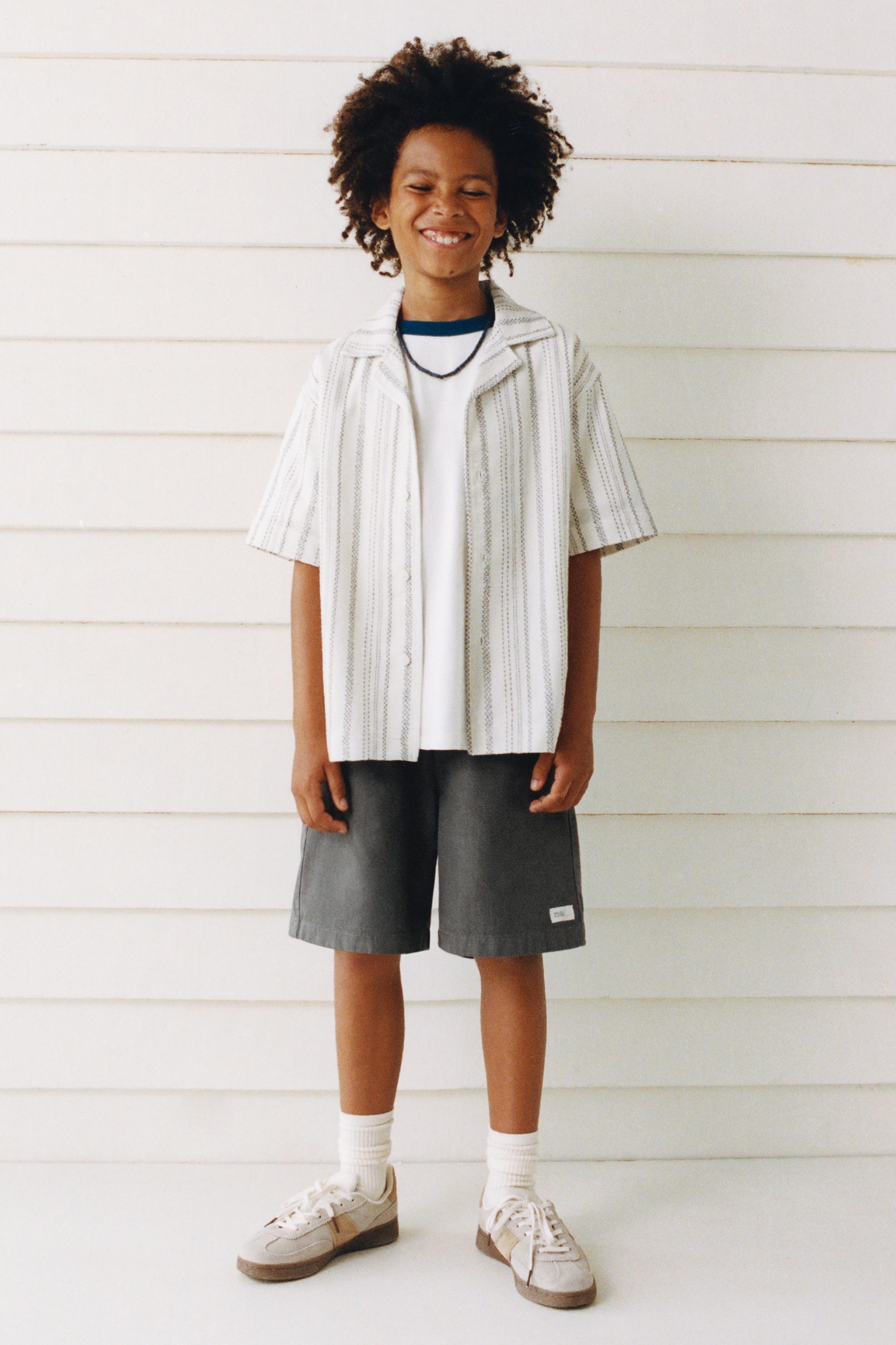 RUSTIC STRIPED BOWLING SHIRT