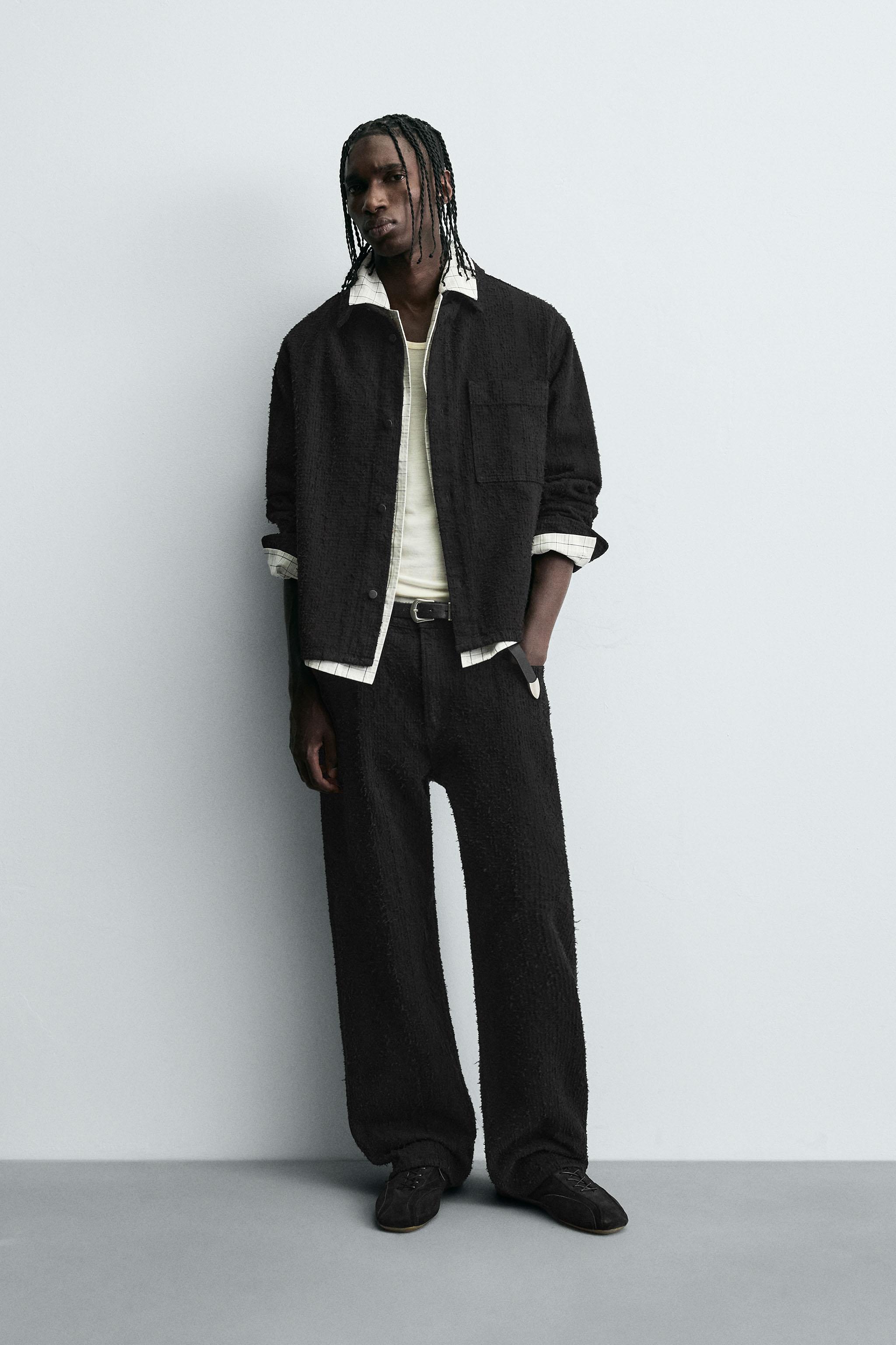 RELAXED FIT JEANS TEXTURE