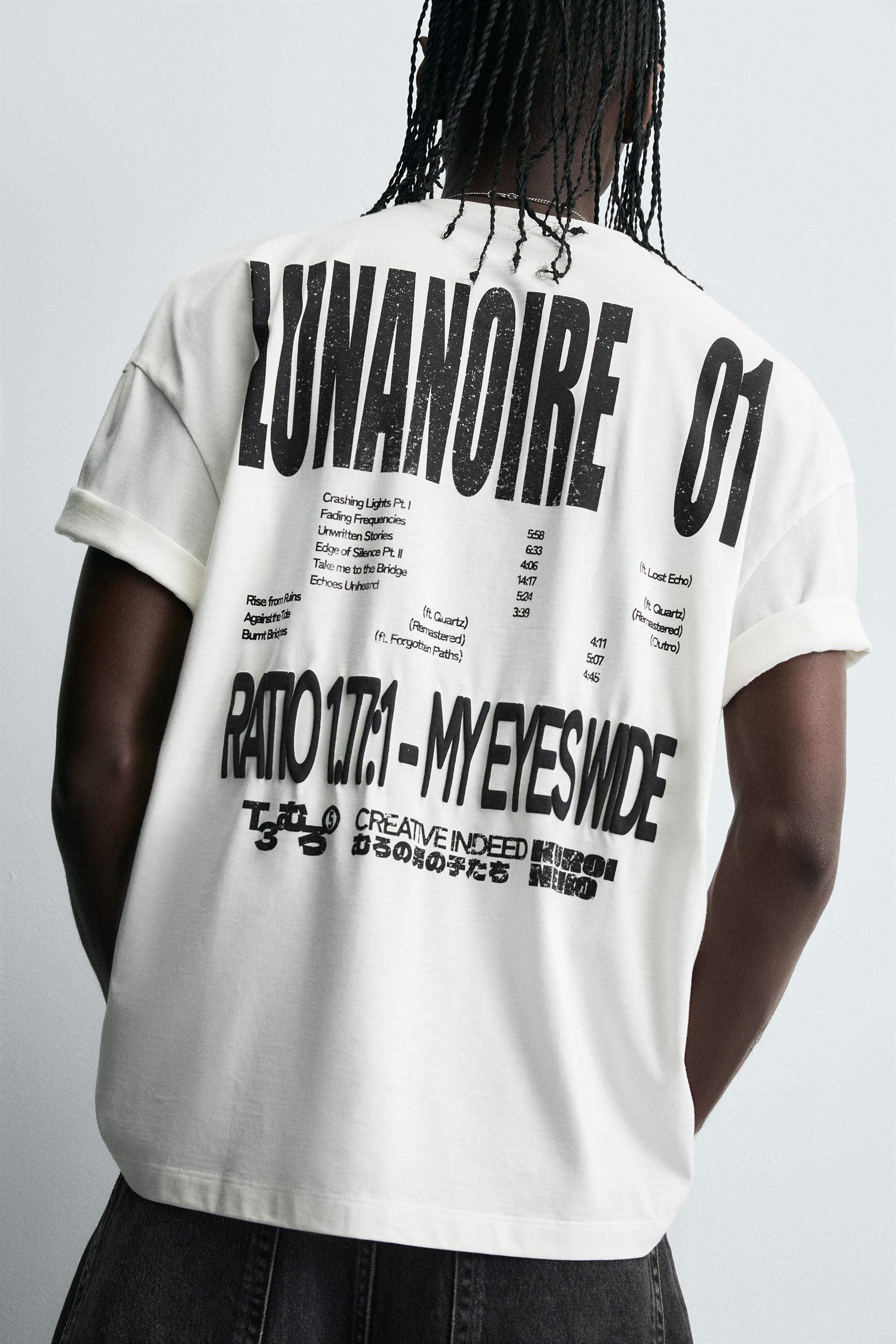 GRAPHIC TEXT T-SHIRT