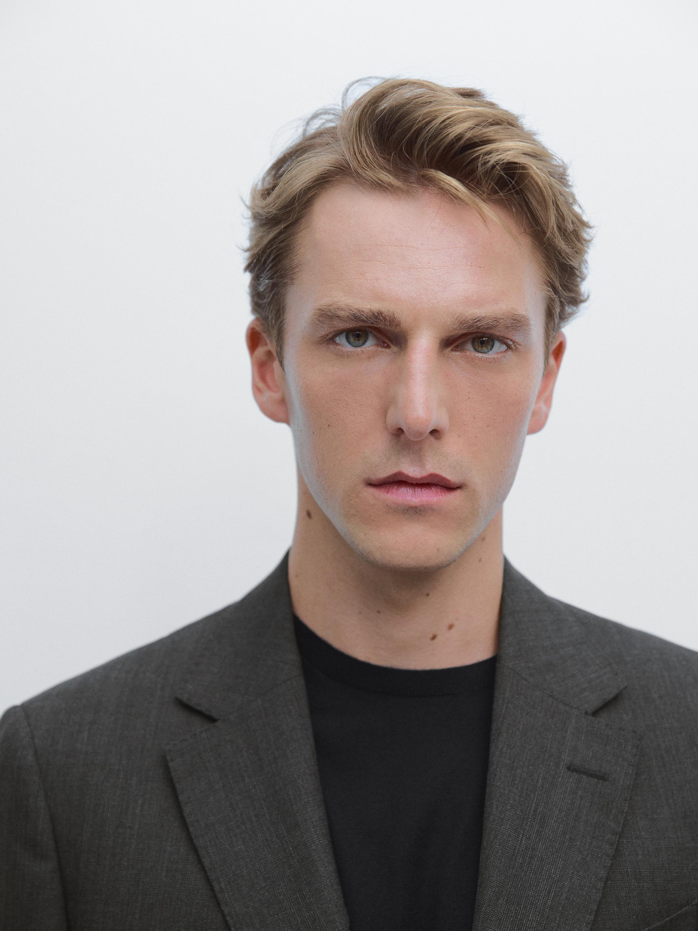 100% wool suit blazer