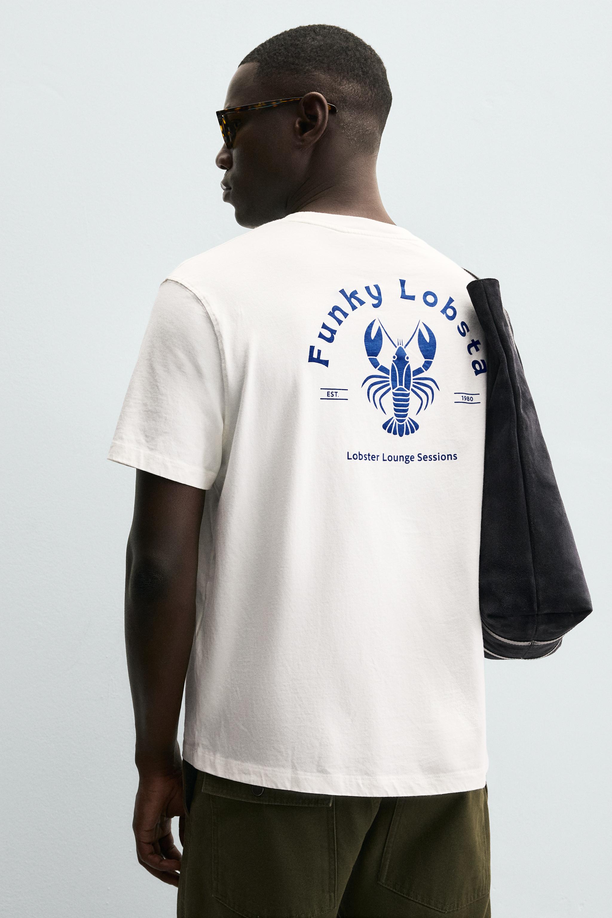 LOBSTER PRINT T-SHIRT