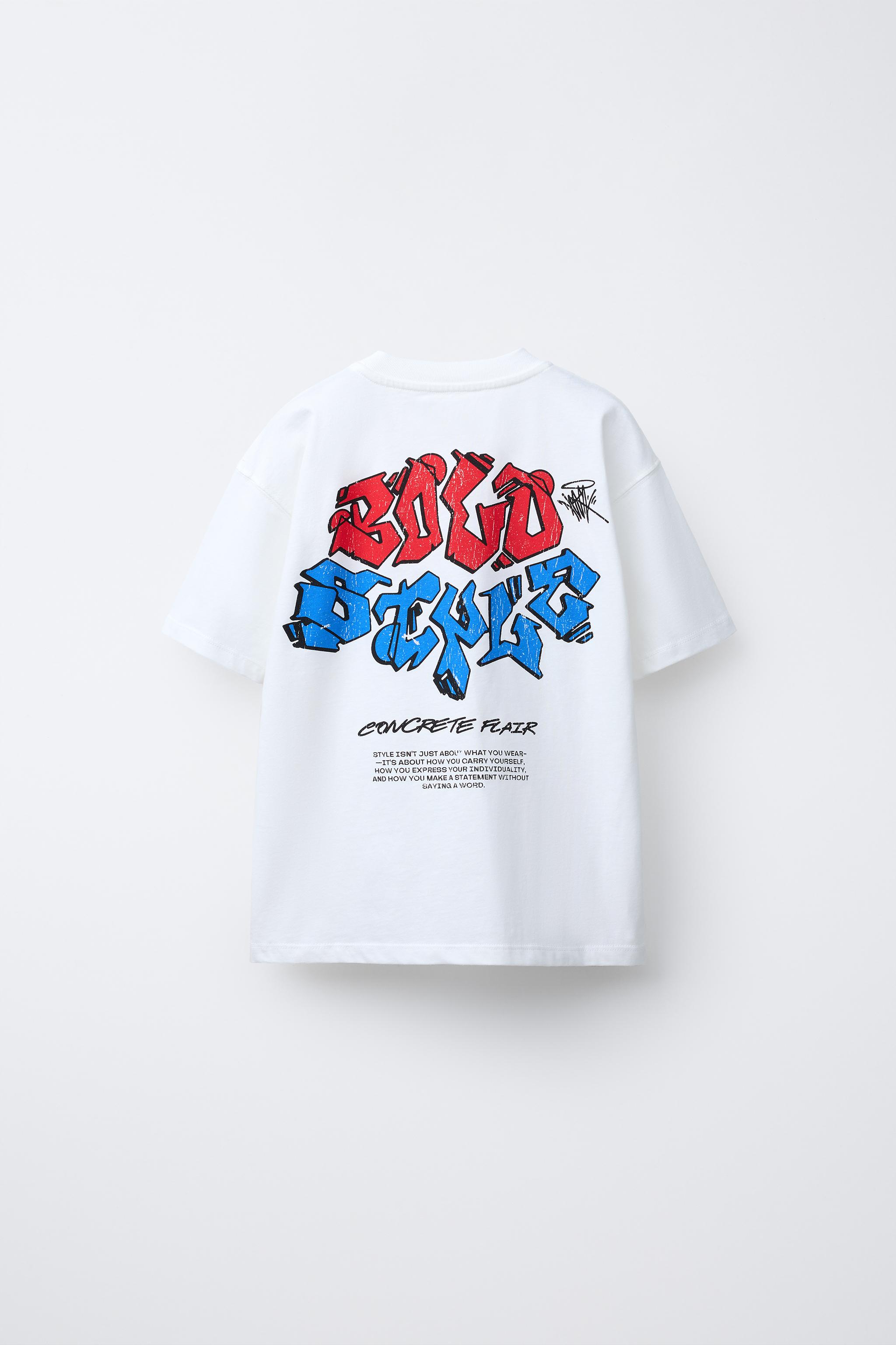 GRAFFITI PRINT T-SHIRT