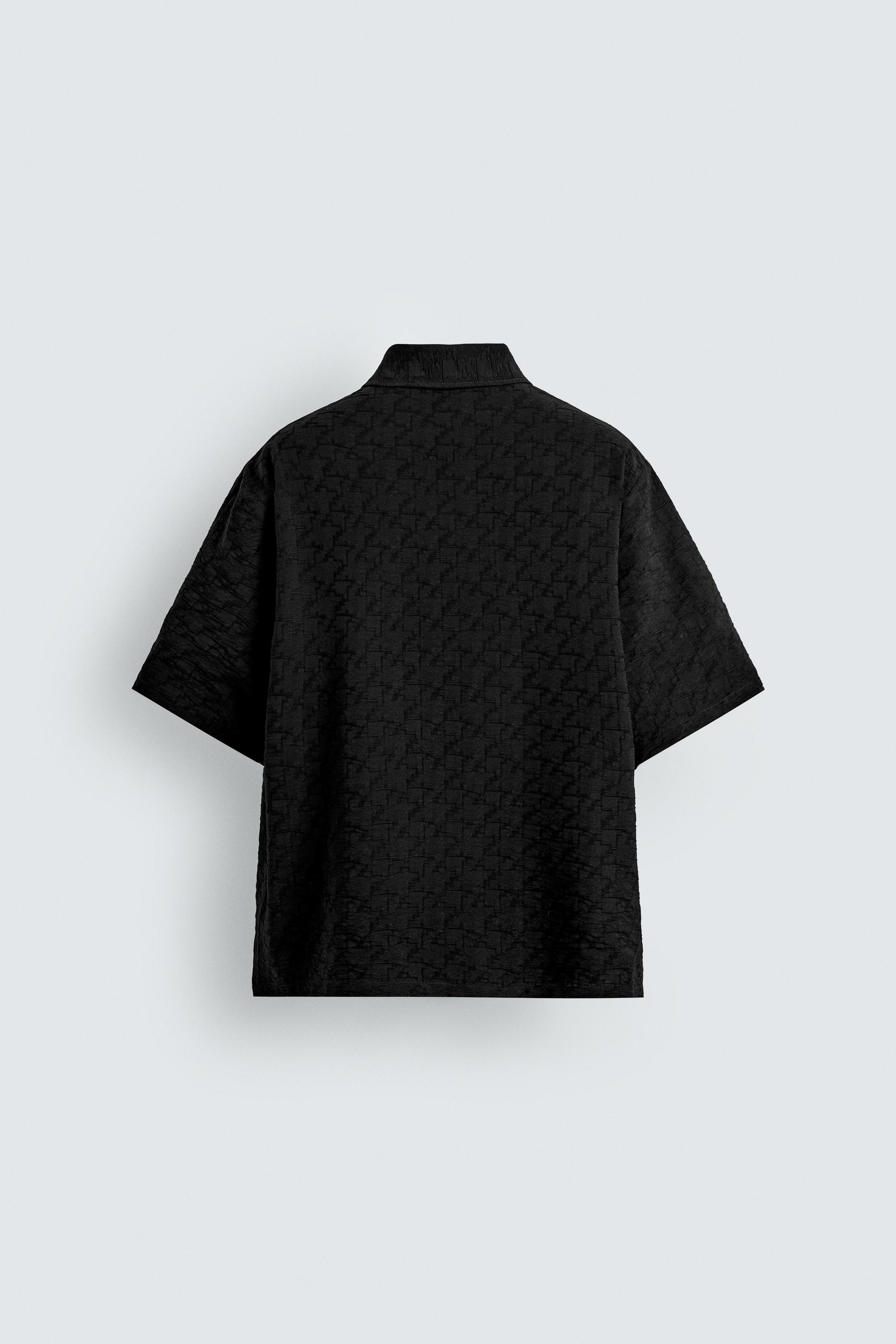 GEOMETRIC JACQUARD SHIRT