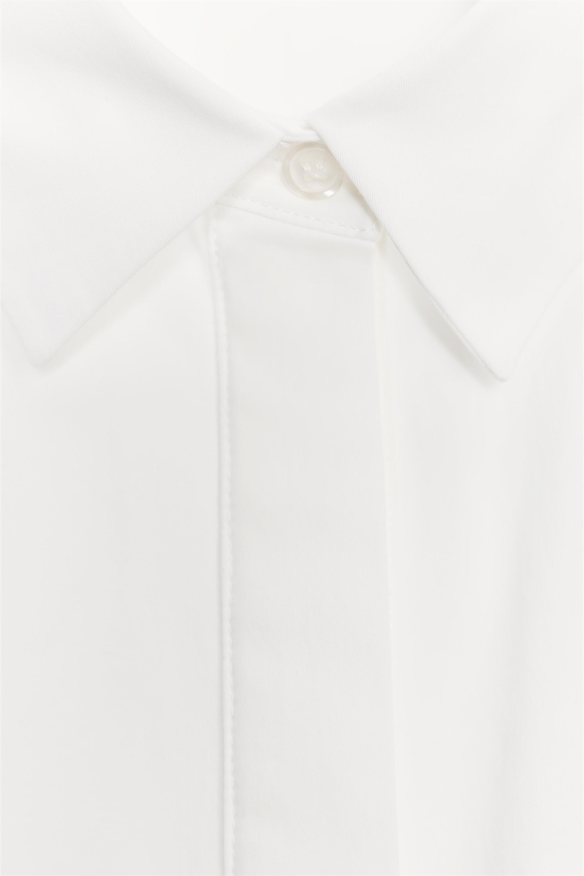 ZW COLLECTION POPLIN SHORT DRESS