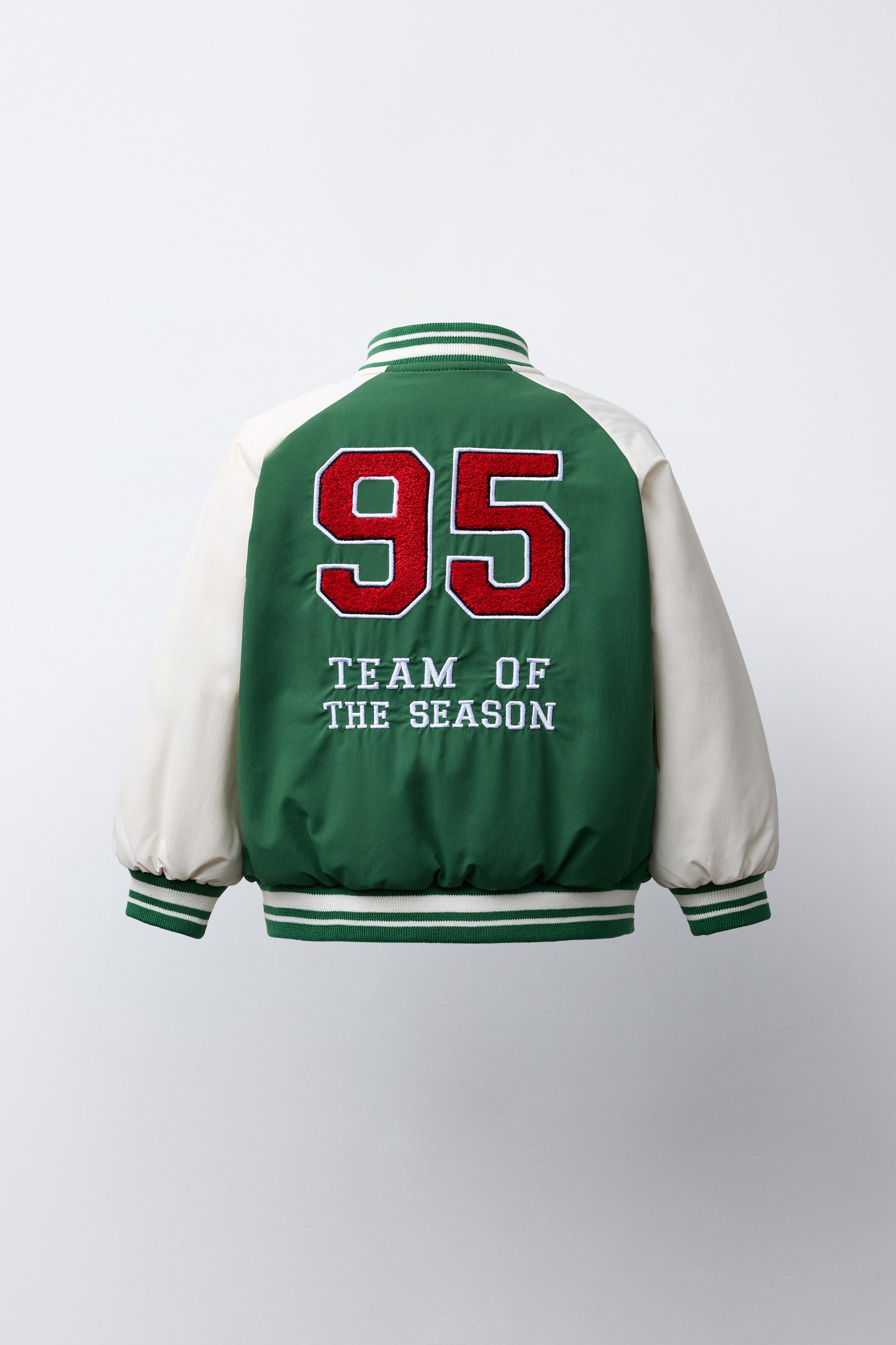 EMBROIDERED VARSITY BOMBER JACKET