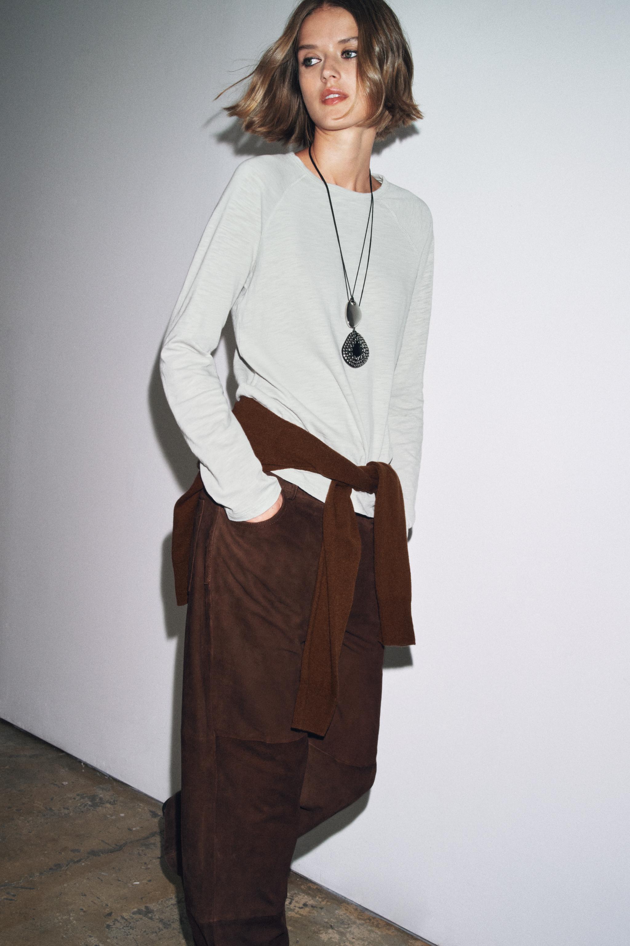 COTTON RAGLAN SLEEVE T-SHIRT