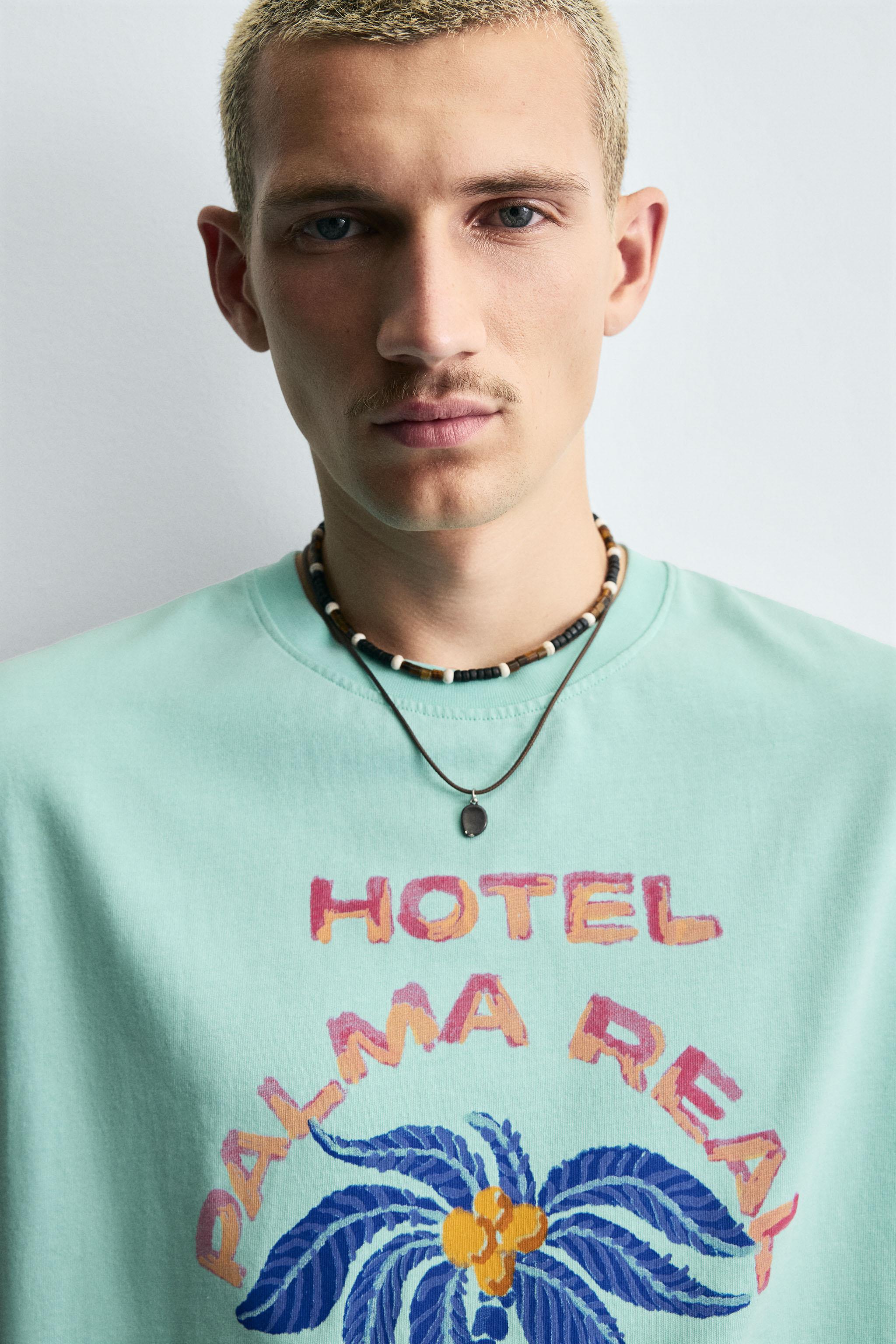 PALM TREE PRINT TANK TOP