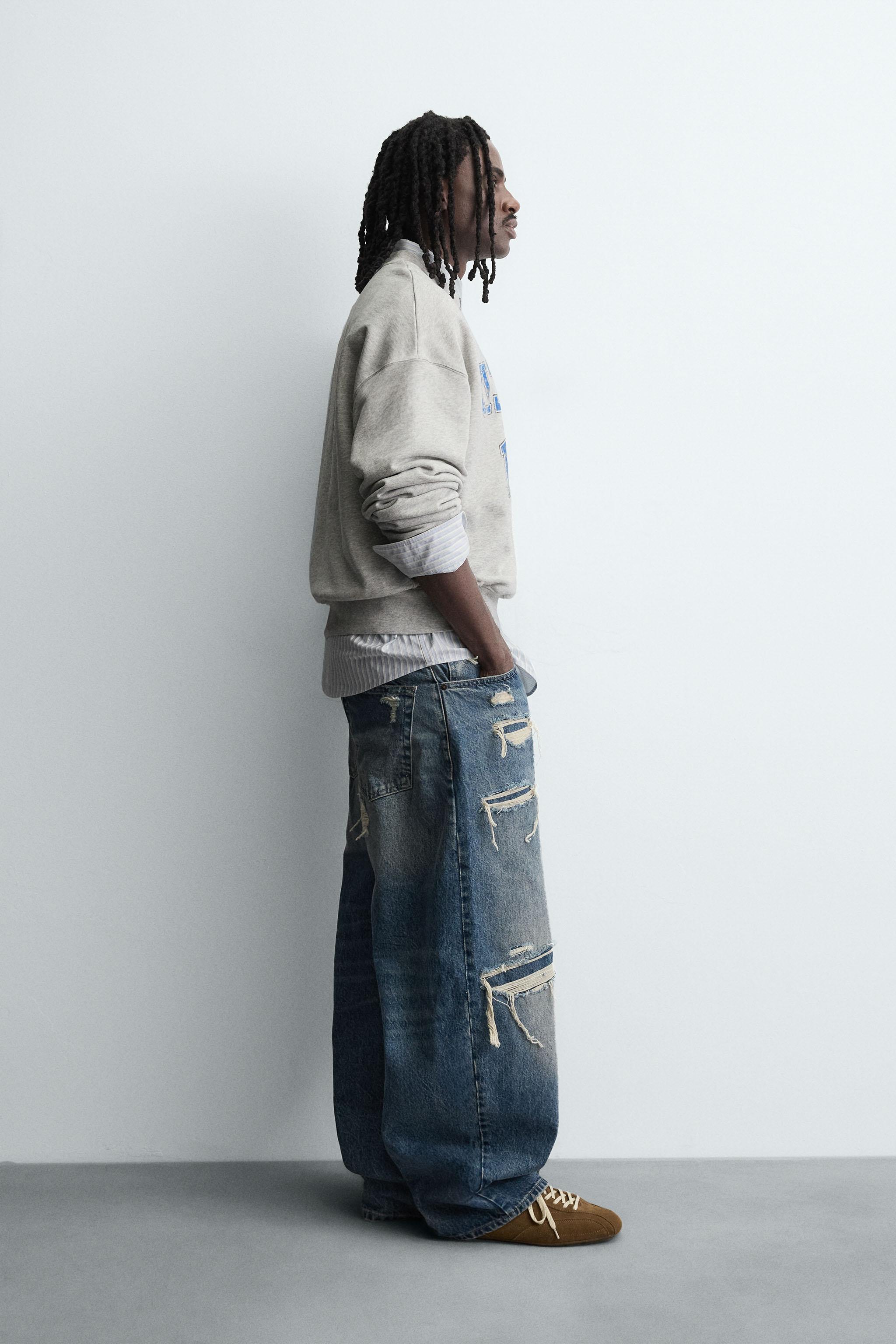 VARSITY PRINT CREWNECK SWEATSHIRT