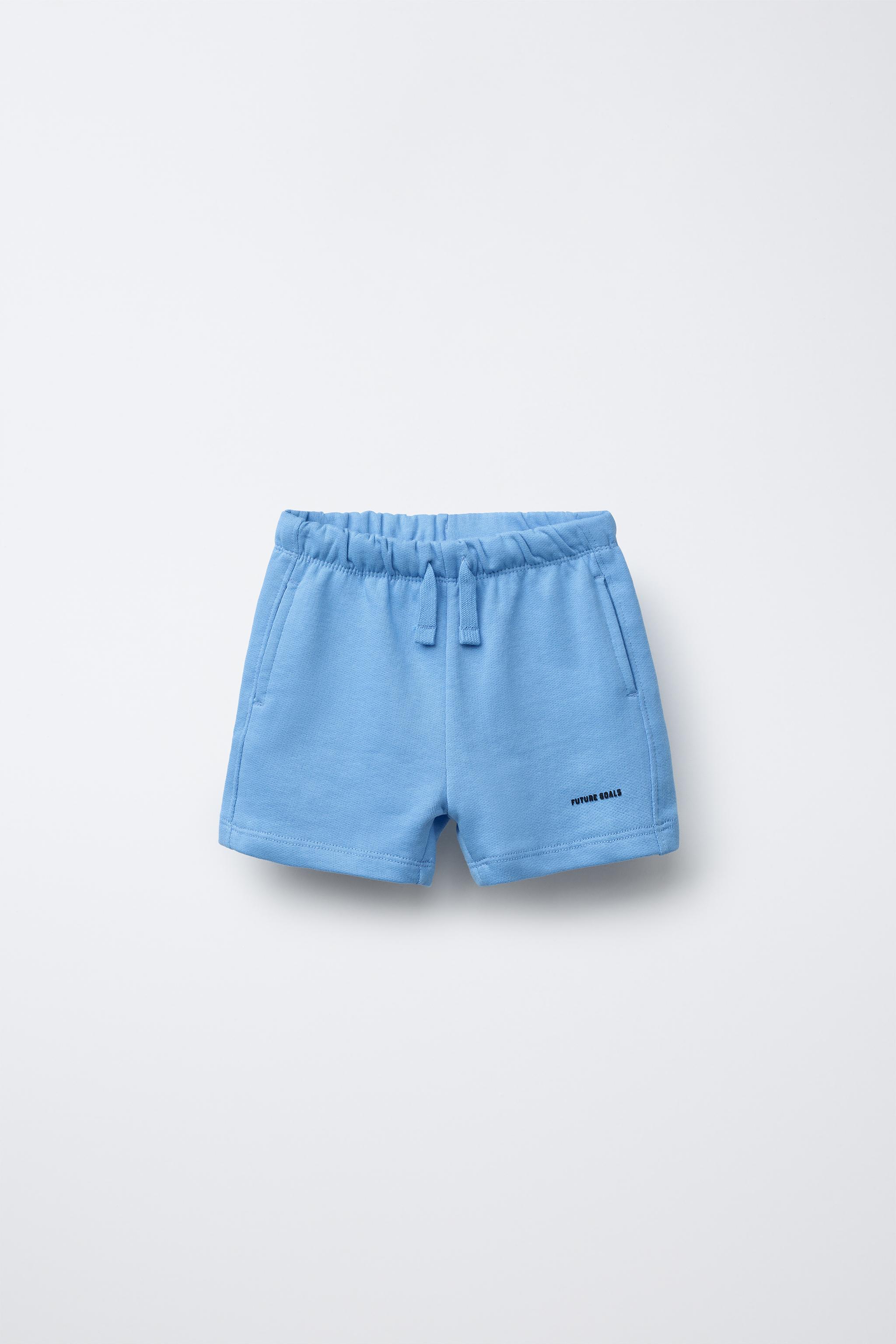 TEXT PLUSH SHORTS