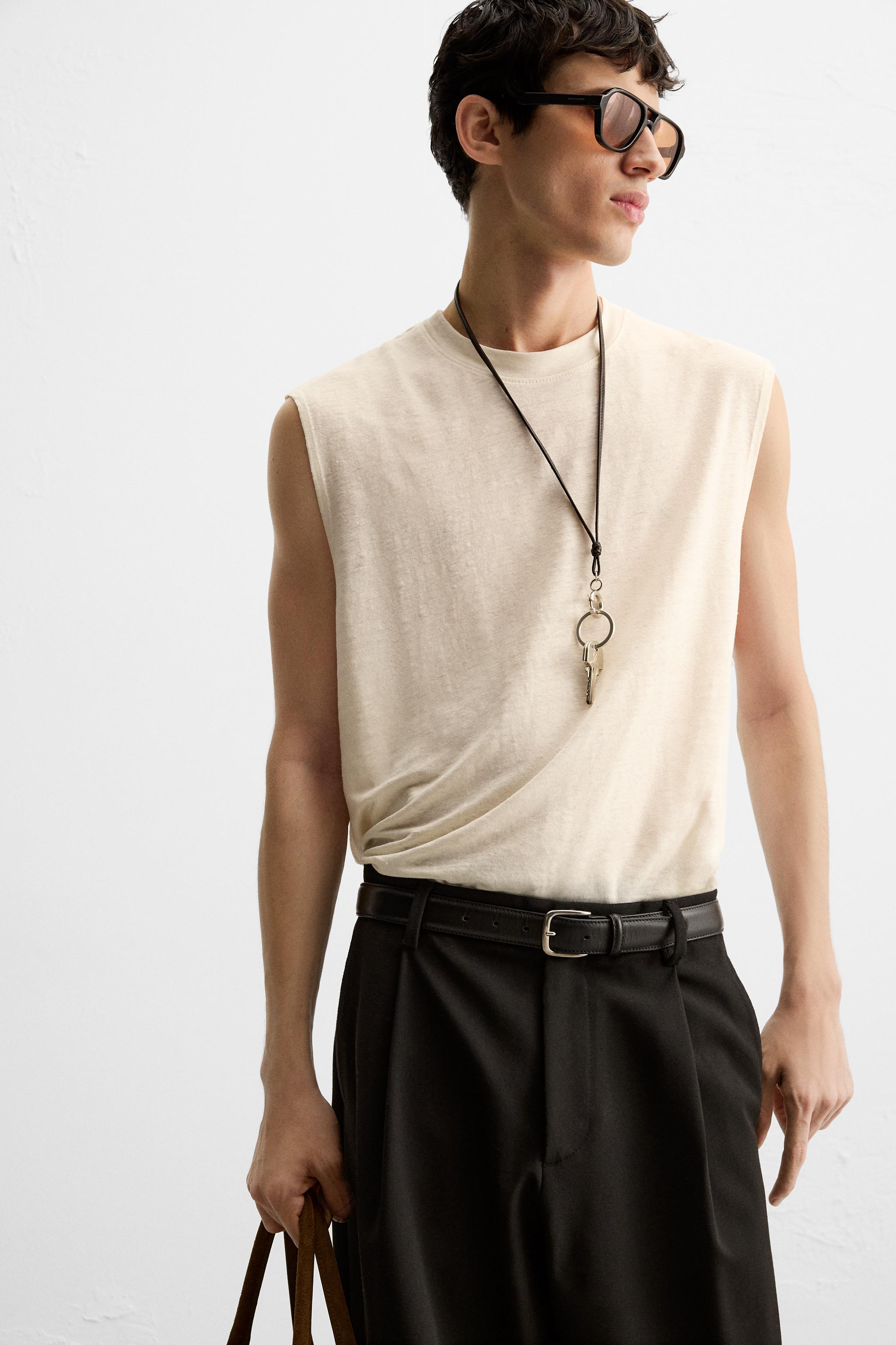 100% LINEN TANK TOP