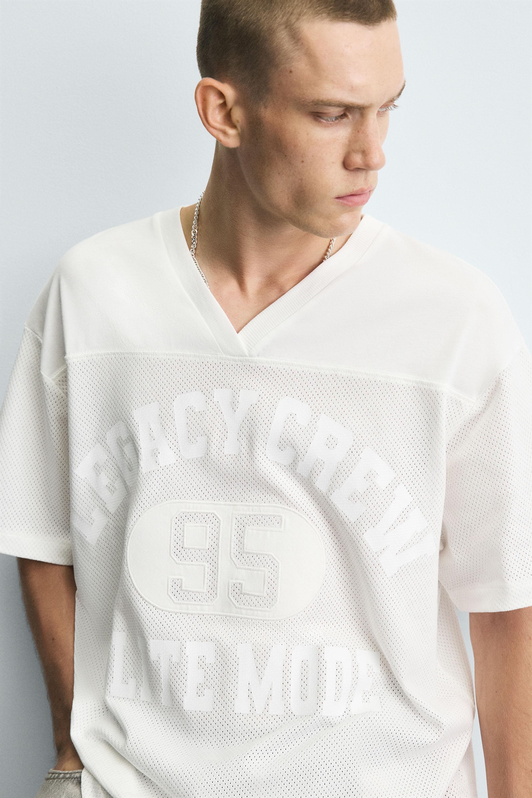 COMBINATION TEXT T-SHIRT