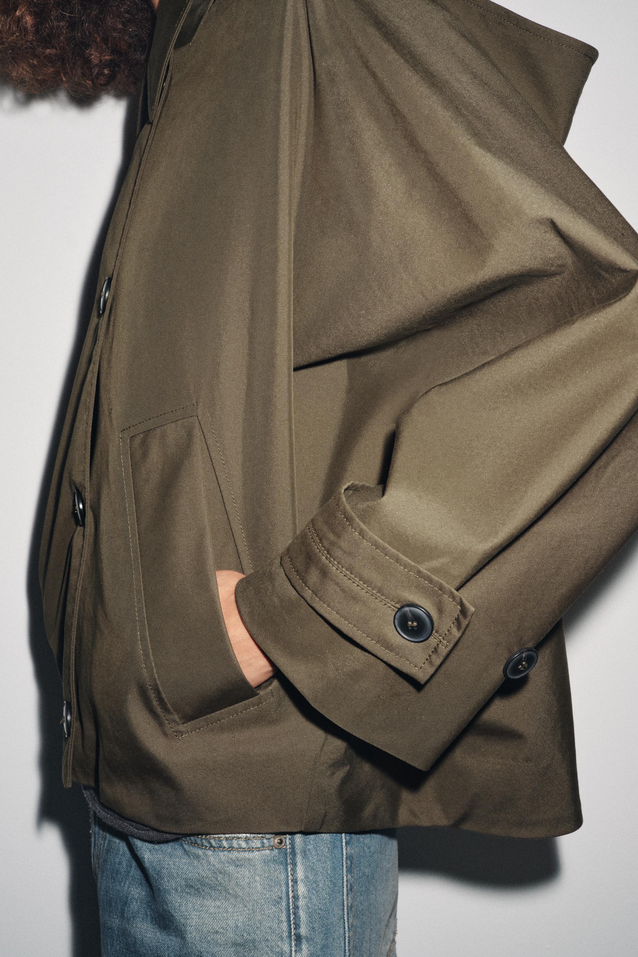 ZW COLLECTION WATER REPELLENT TRENCH COAT