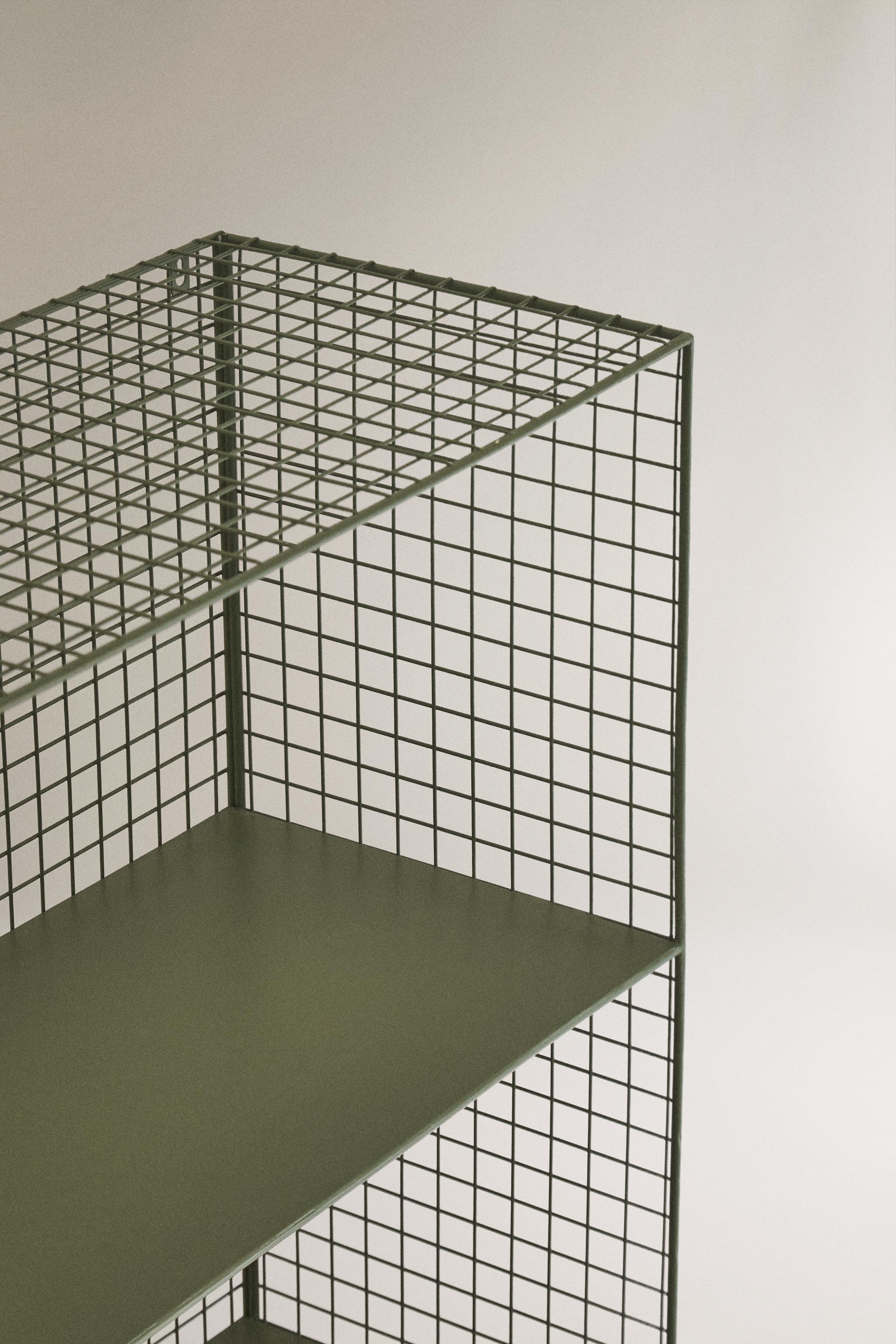 METAL BOOKCASE WITH DOORS