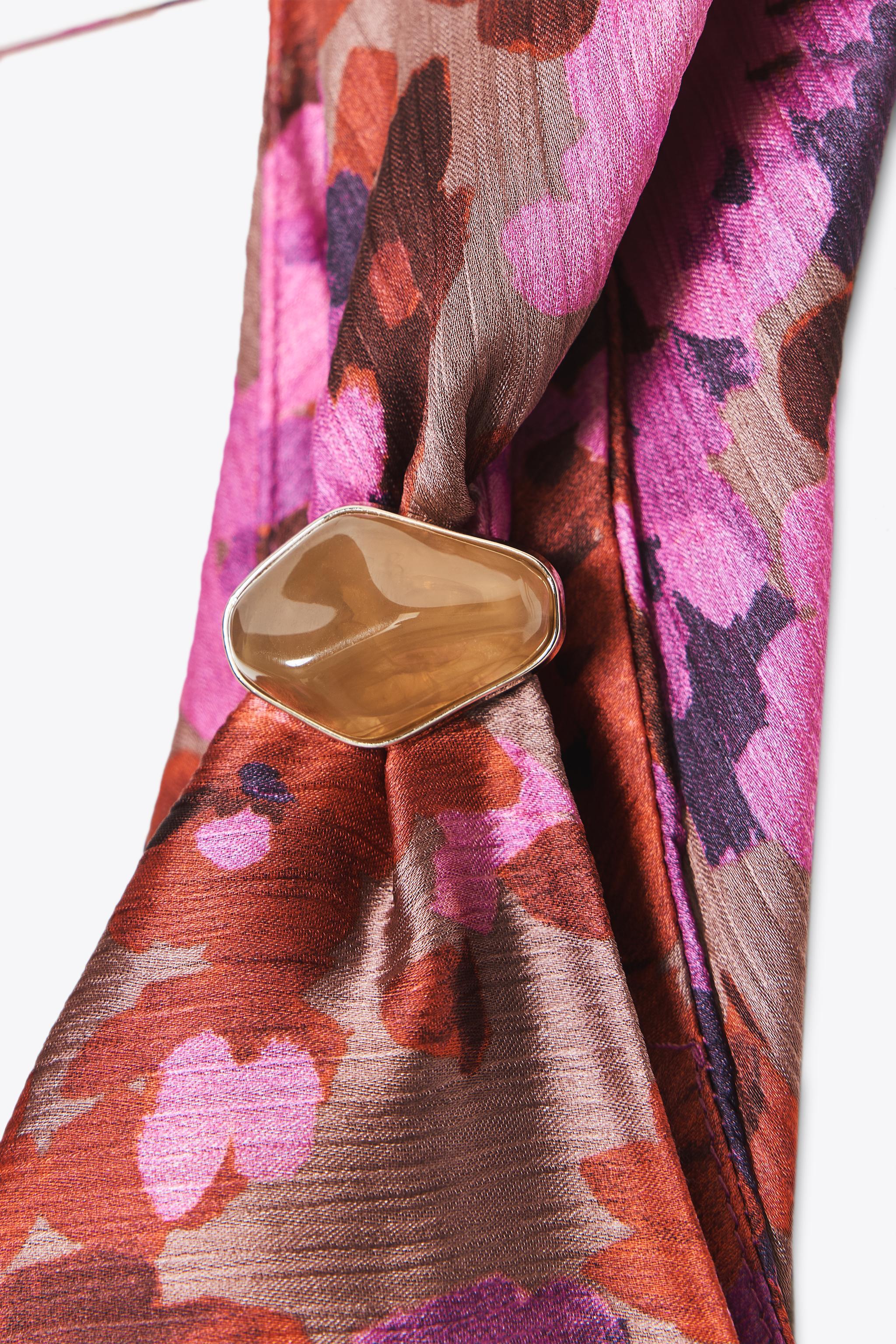 FLORAL PRINT MIDI DRESS