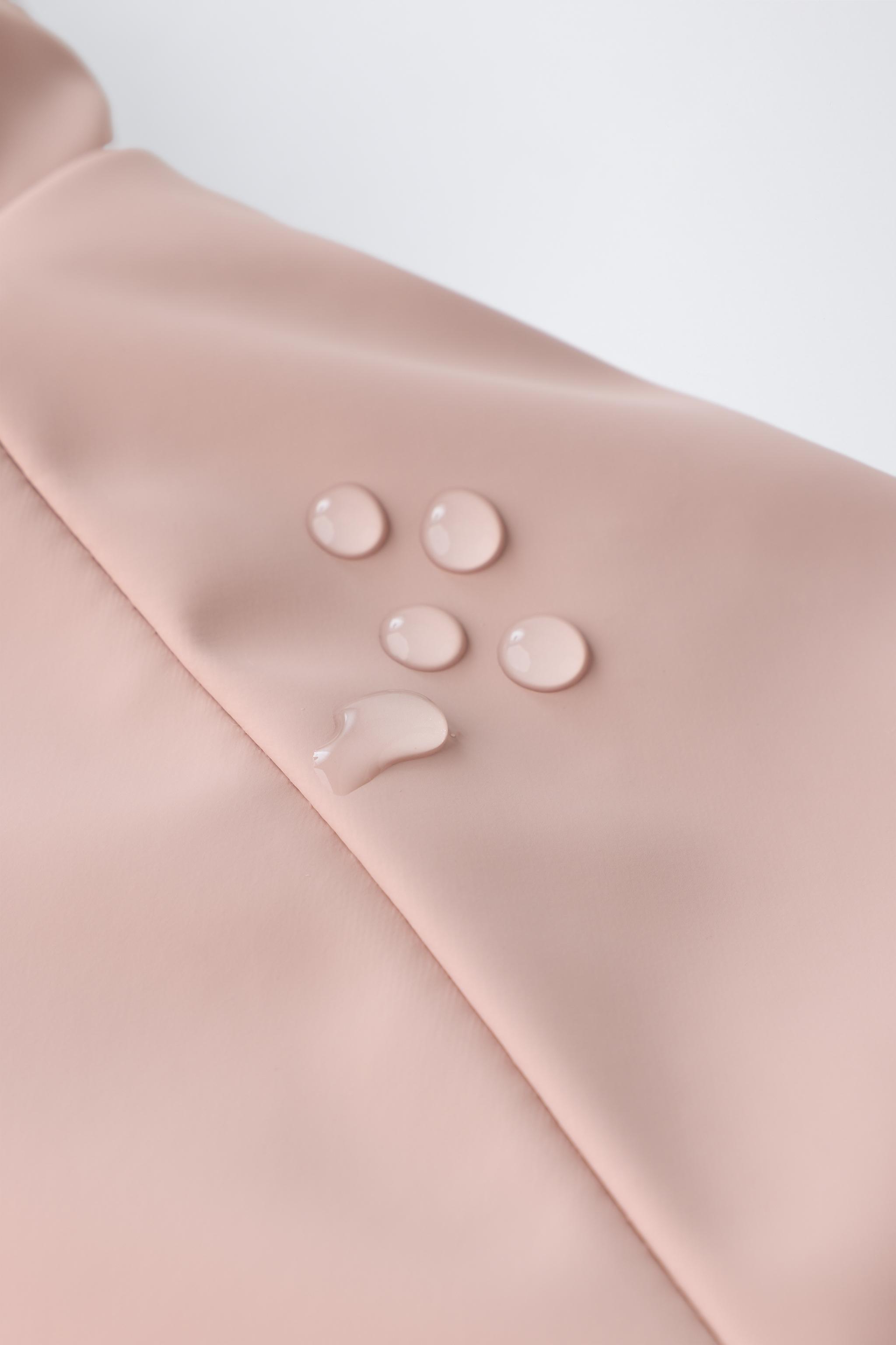 WATER REPELLENT COATED FUR EFFECT JACKET