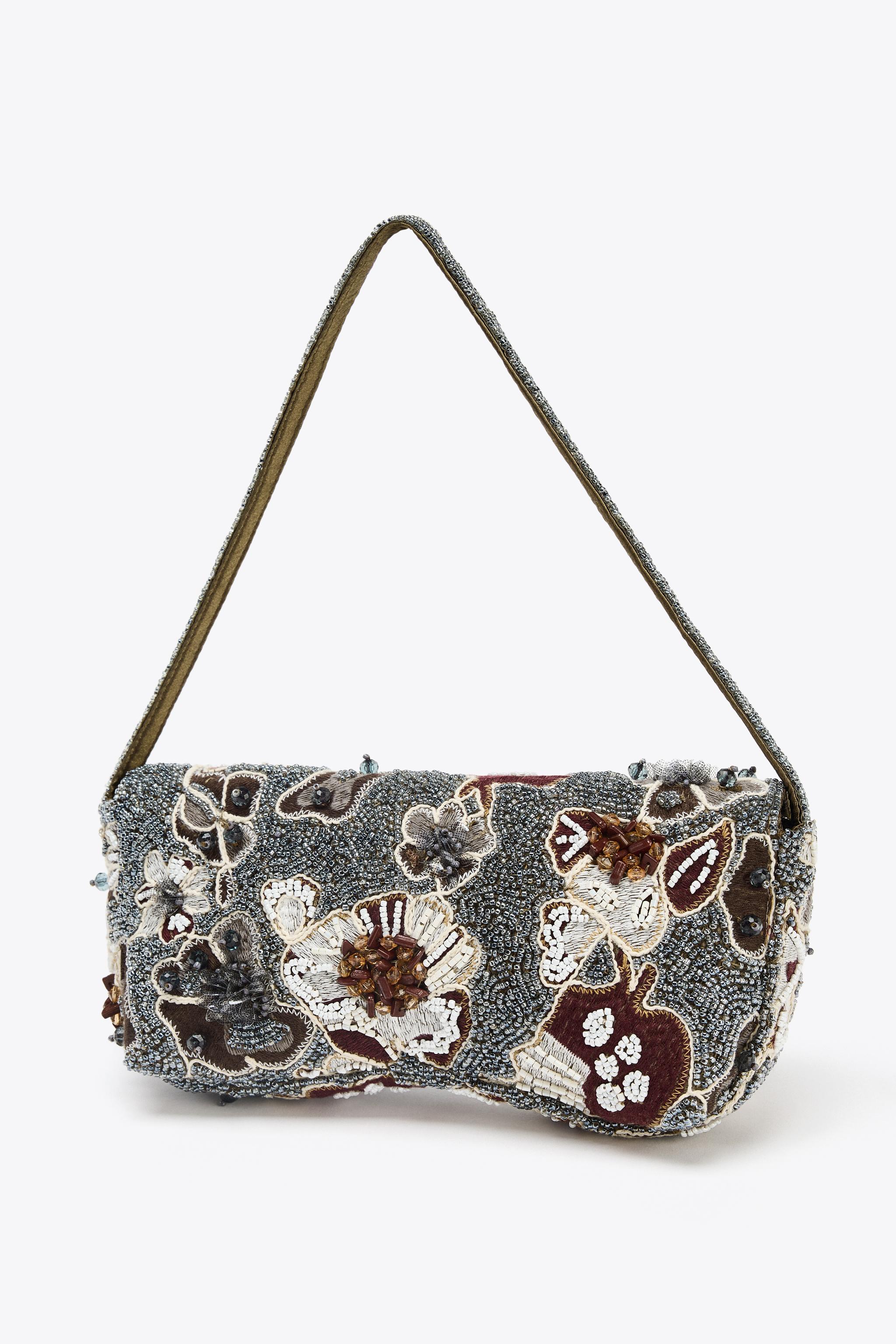 BEADED SHOULDER BAG