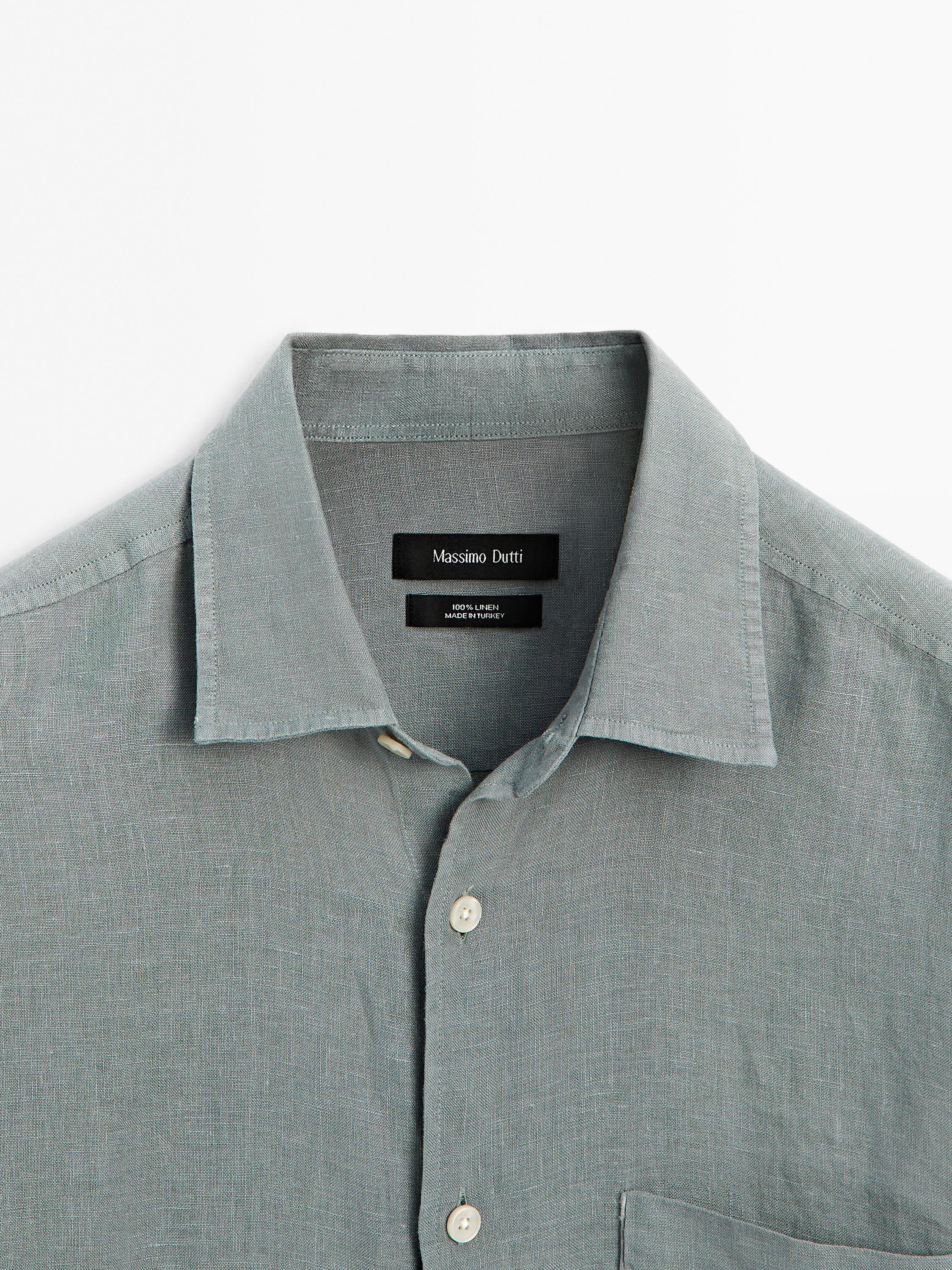 Regular fit shirt with pocket detail