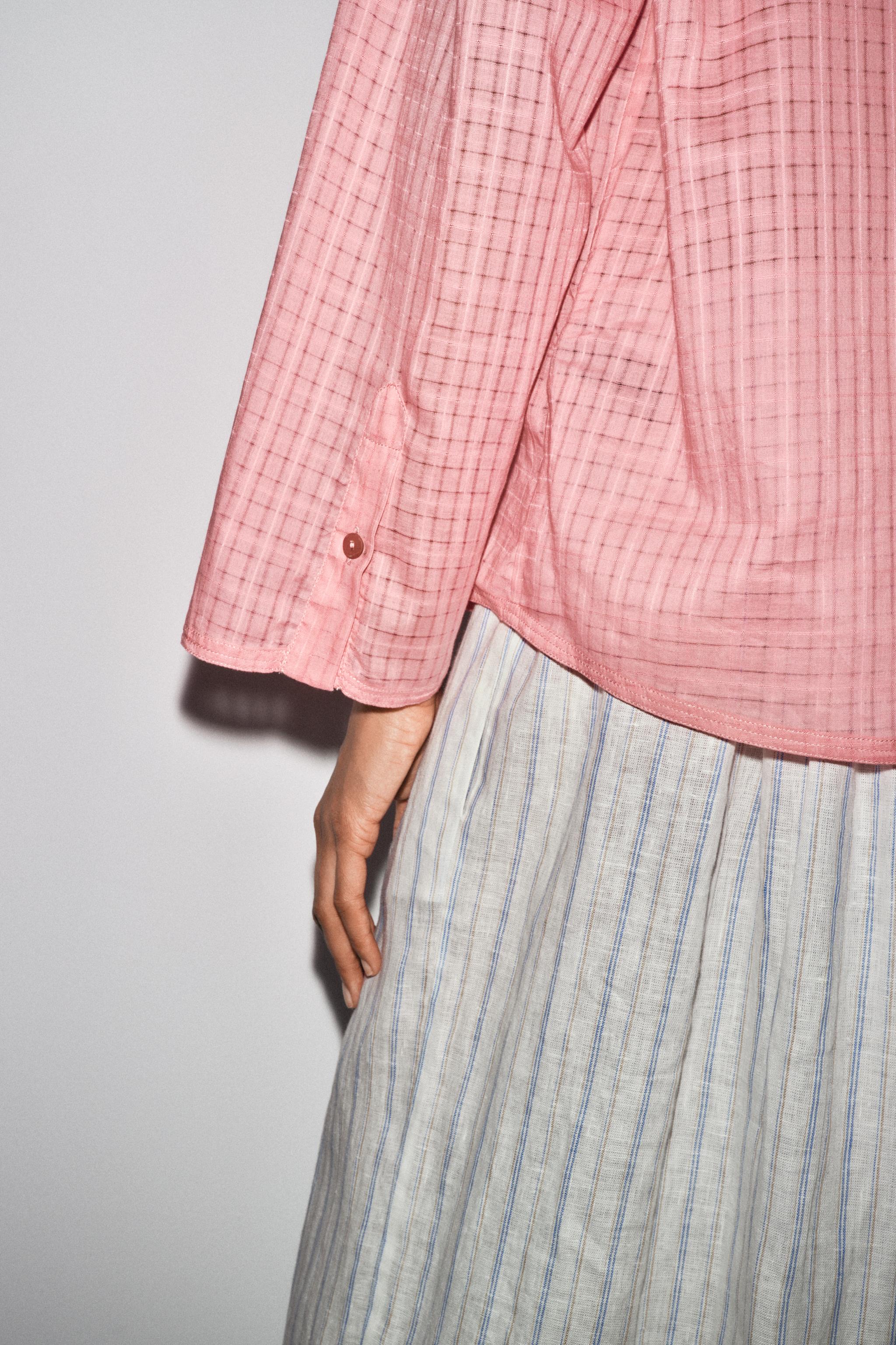 ZW COLLECTION PLAID PAJAMA SHIRT