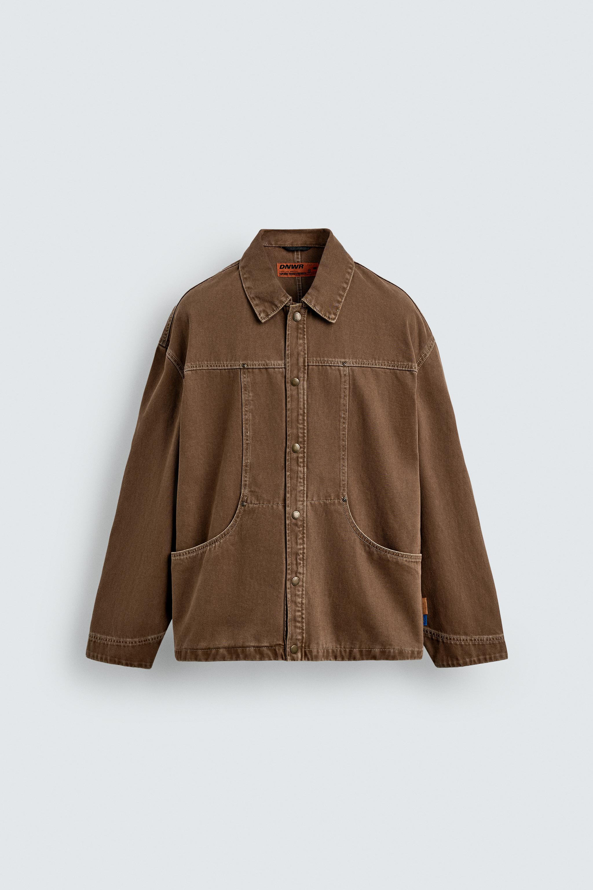 WASHED TEXTURED OVERSHIRT