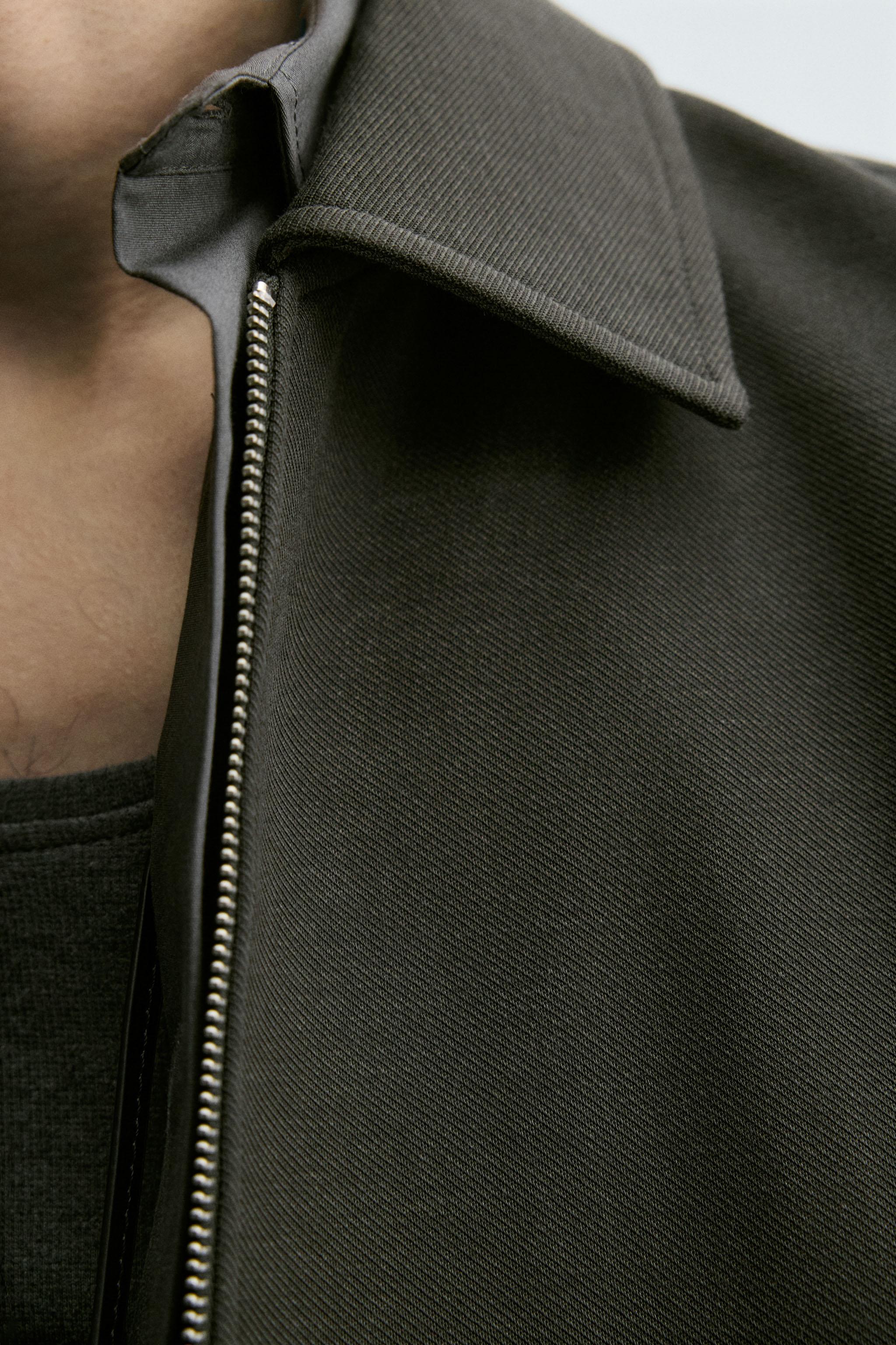 TEXTURED TWILL JACKET