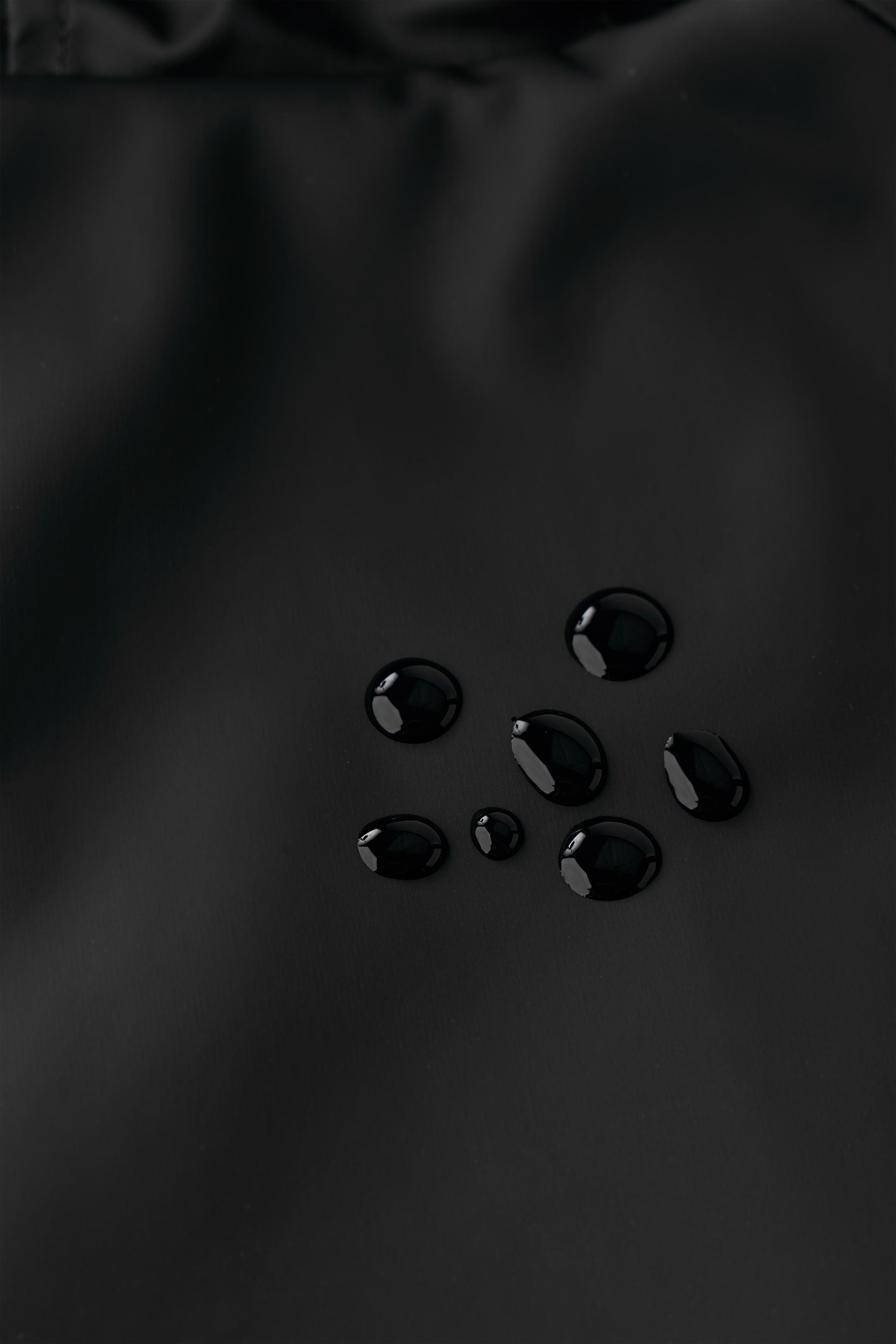 WATER REPELLENT COATED FAUX FUR ANIMAL PRINT JACKET