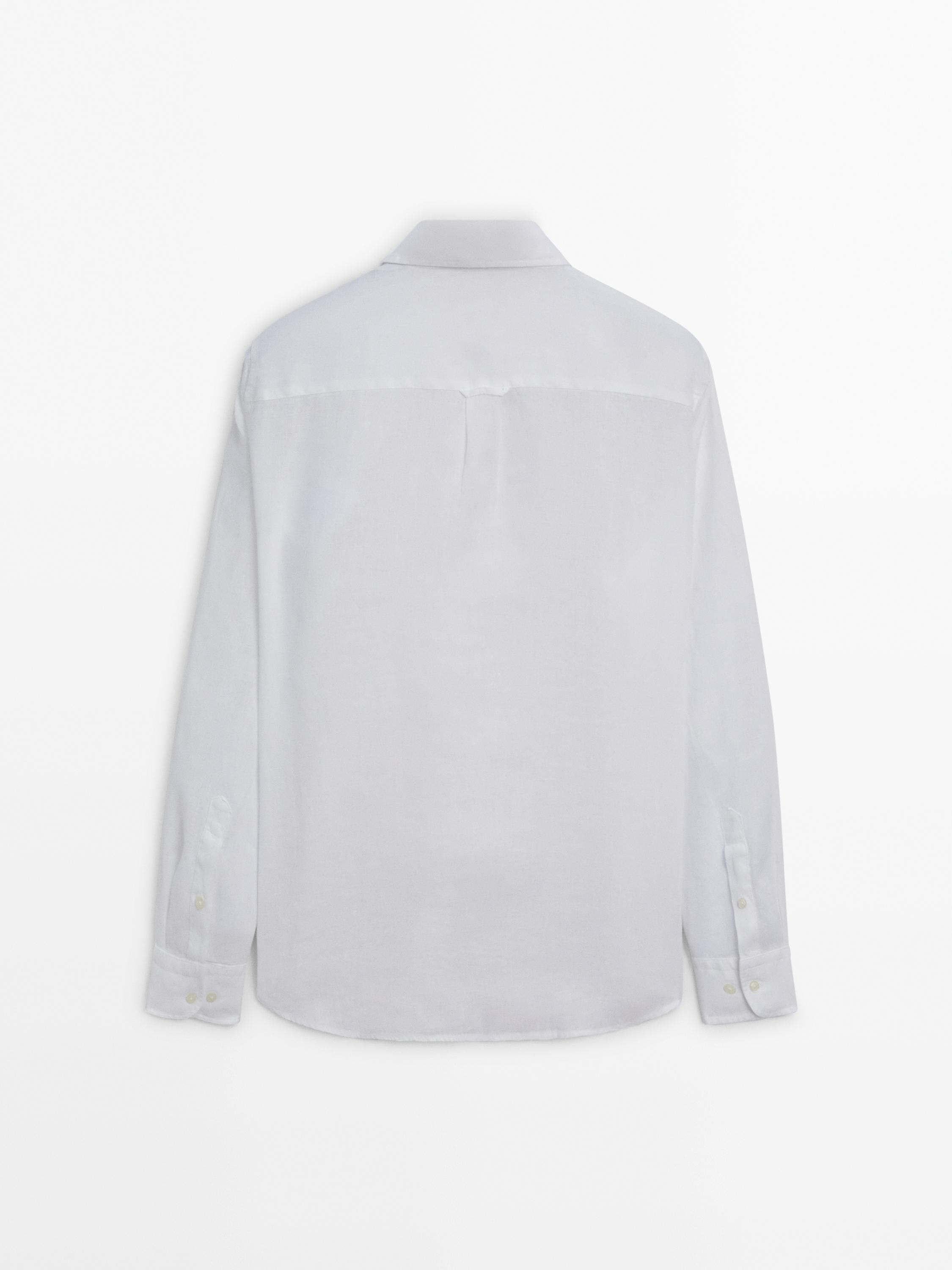 100% linen regular fit shirt