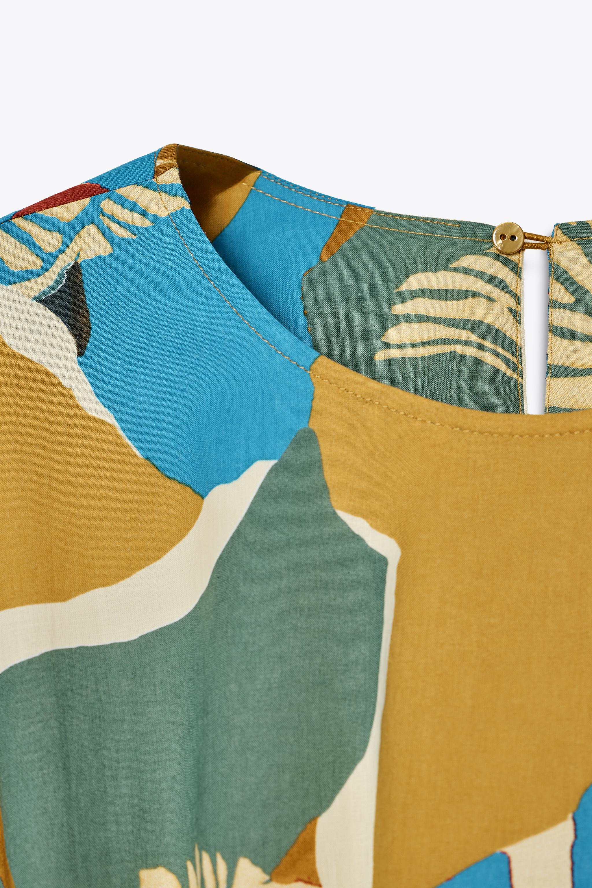 ZW COLLECTION PRINTED MIDI DRESS