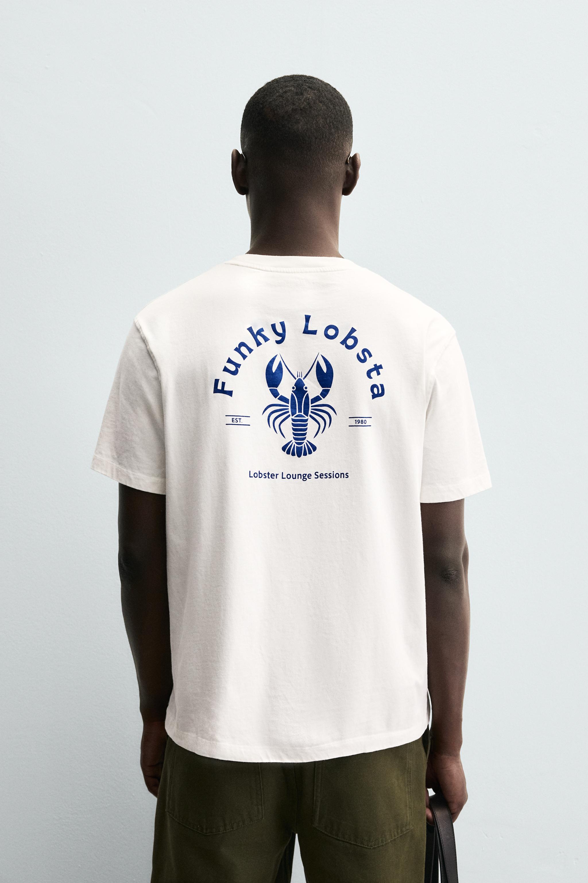 LOBSTER PRINT T-SHIRT