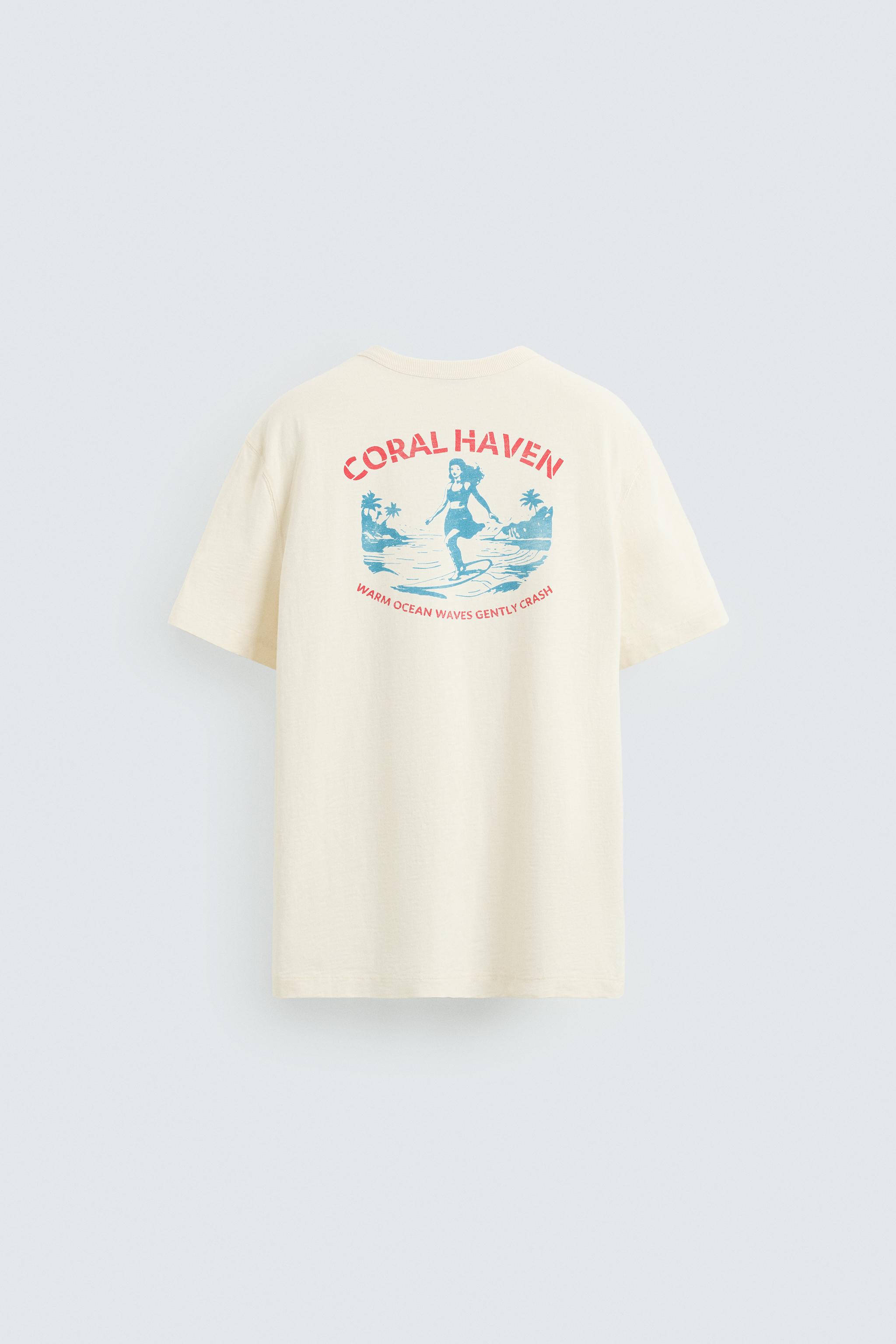 CONTRAST GRAPHIC T-SHIRT