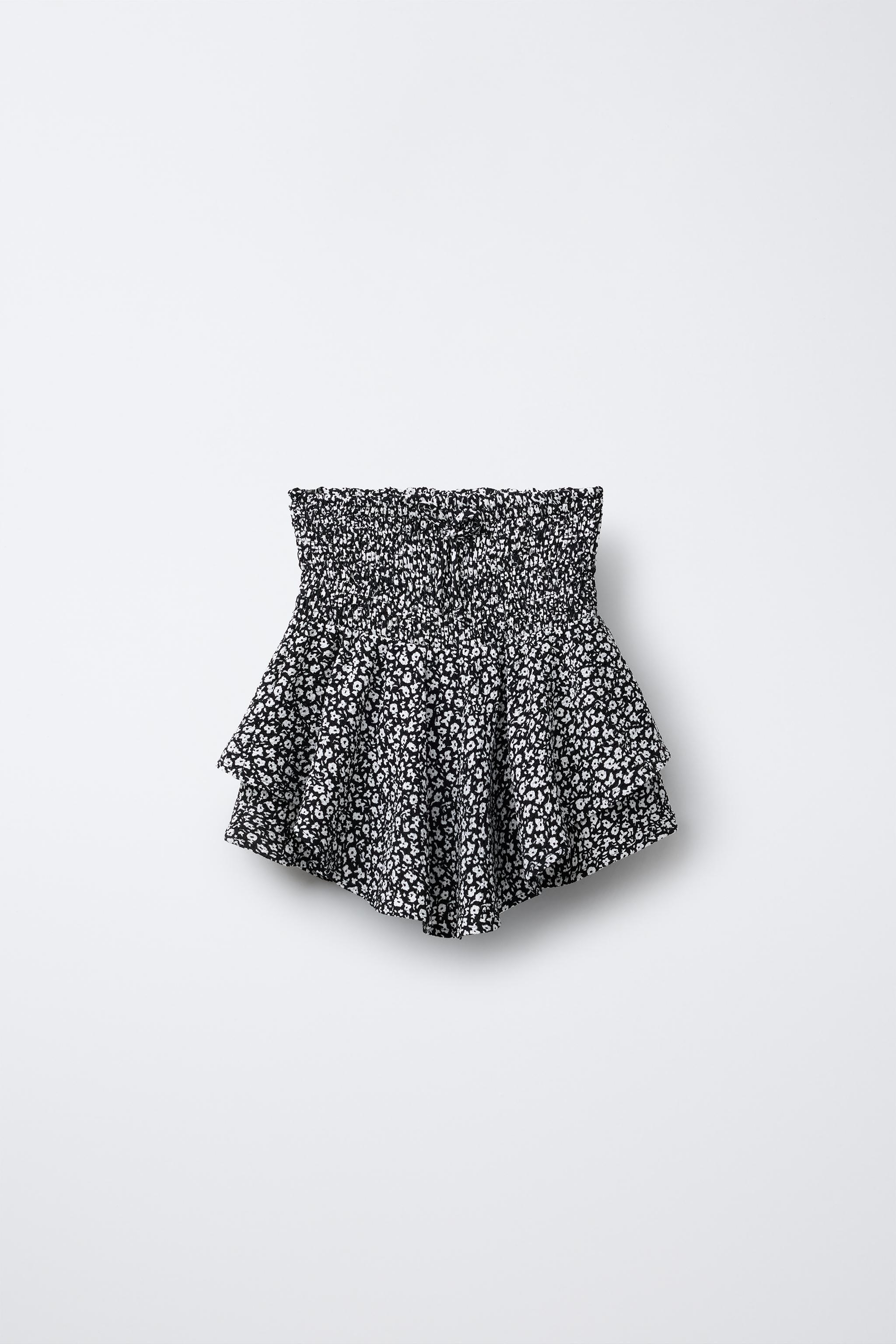 FLORAL LAYERED SKORT