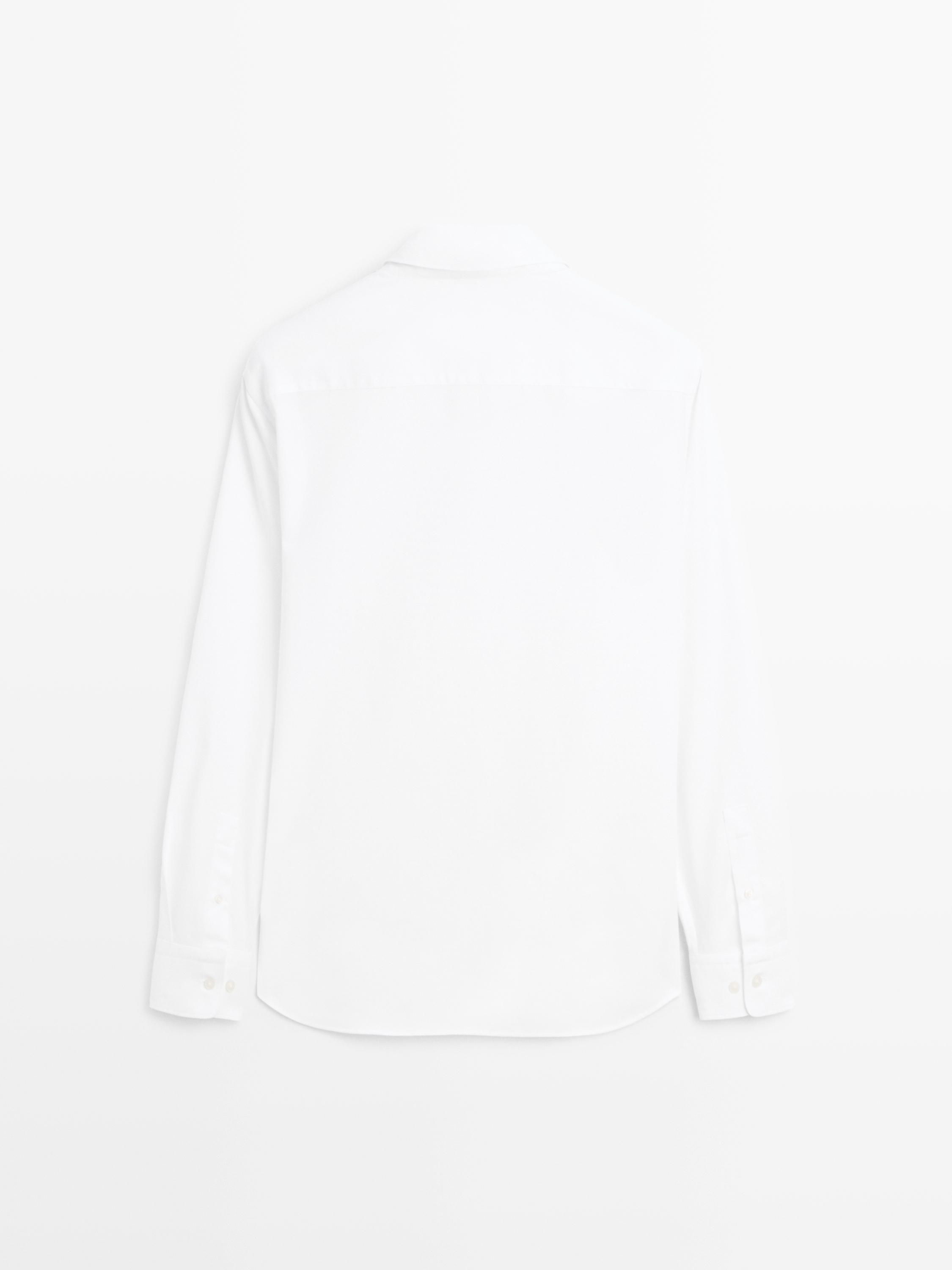 Regular fit textured shirt