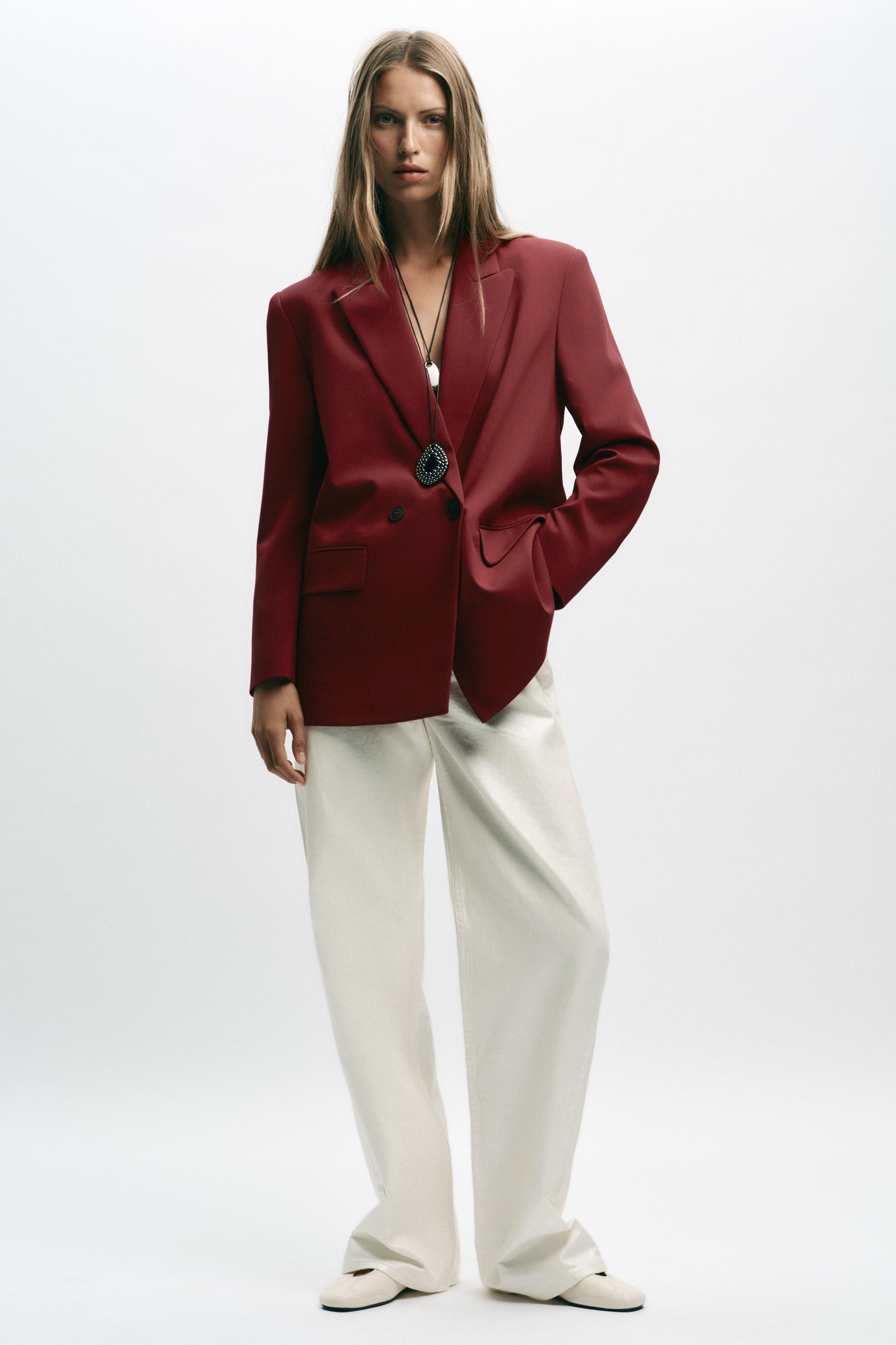 OVERSIZED DOUBLE-BREASTED BLAZER