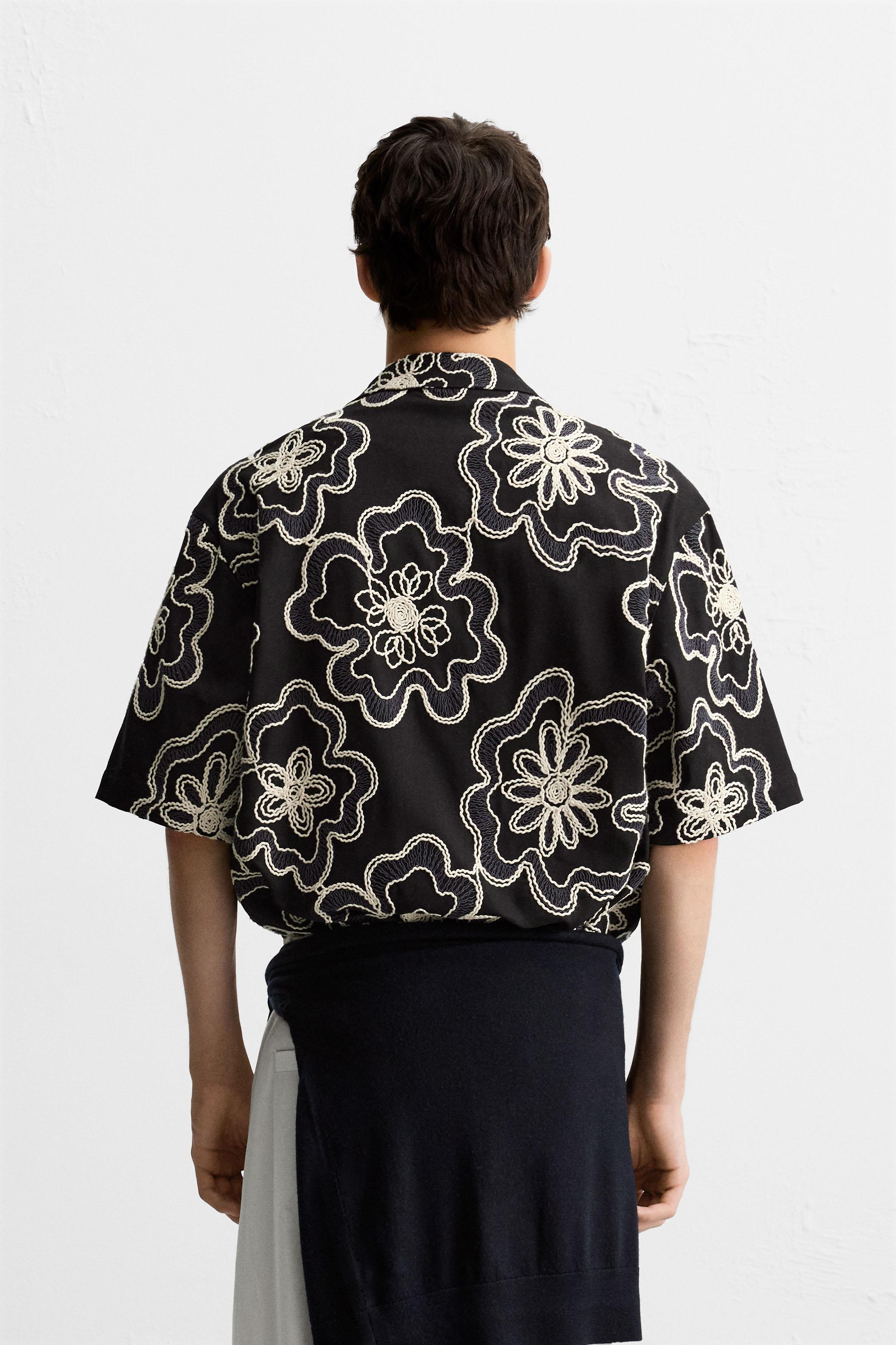 RAISED EMBROIDERY SHIRT