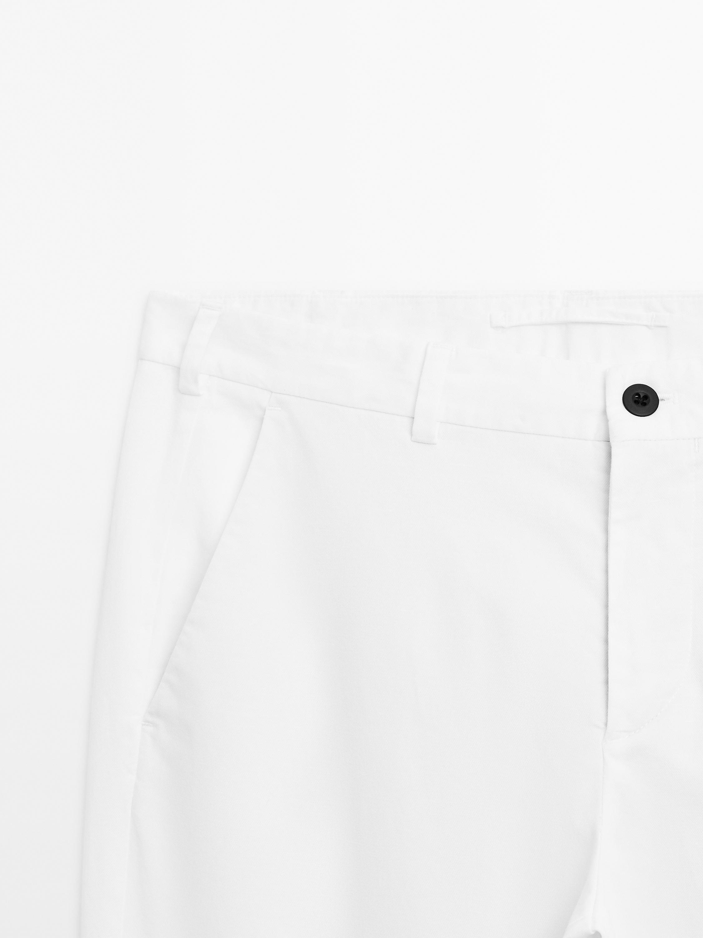 Slim fit trousers