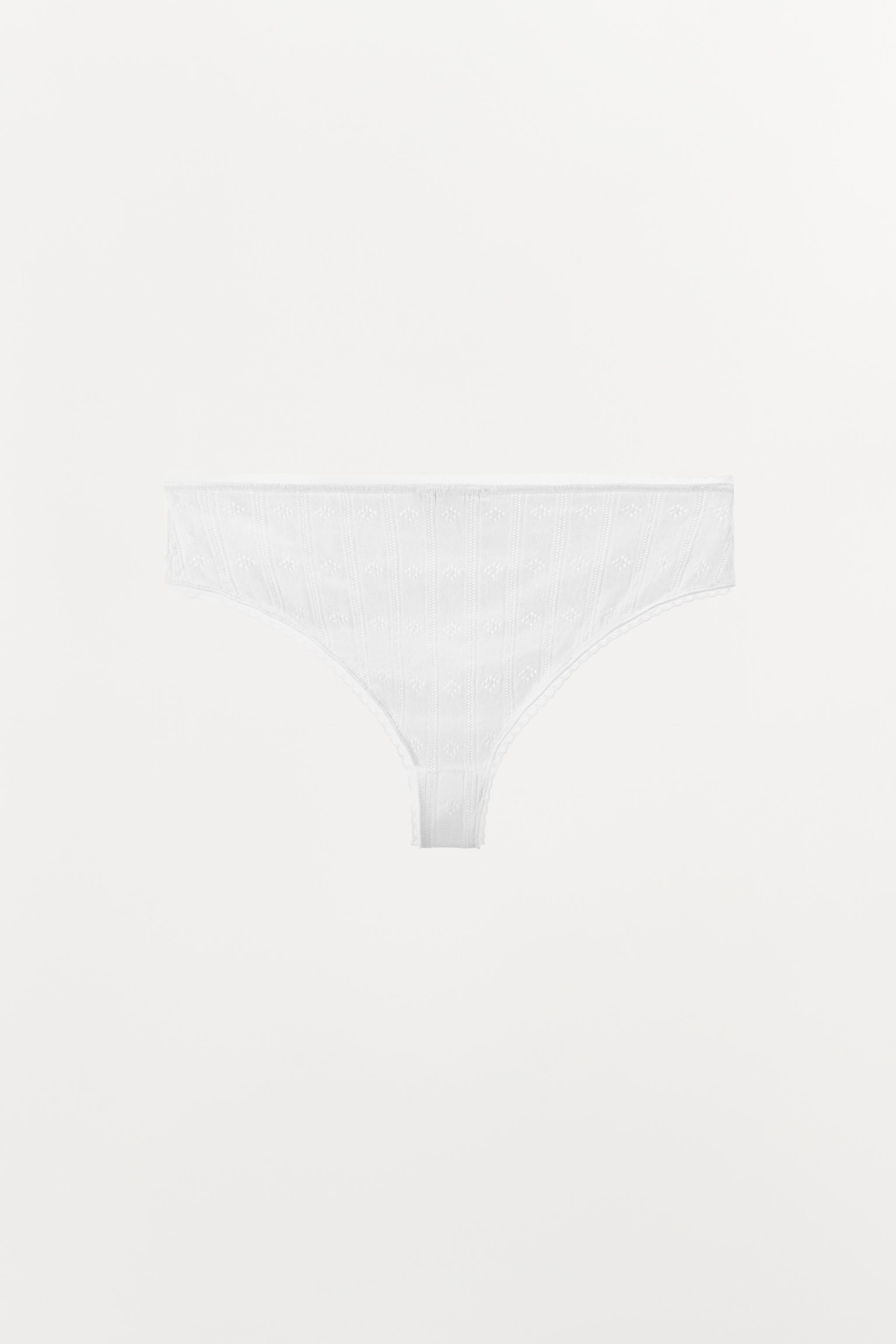 POINTELLE BOTTOMS WITH SATIN BOW