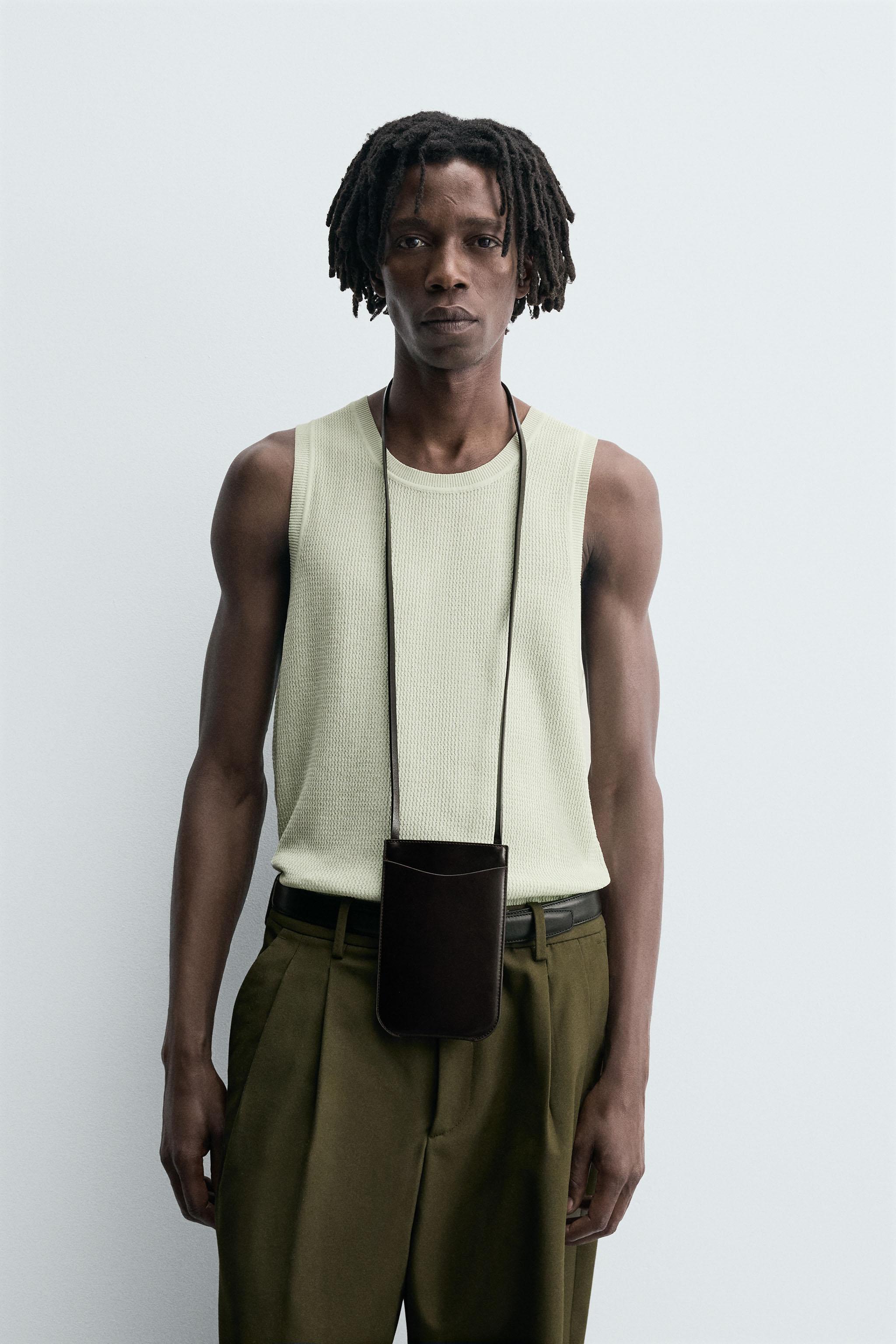 TEXTURED KNIT TANK TOP