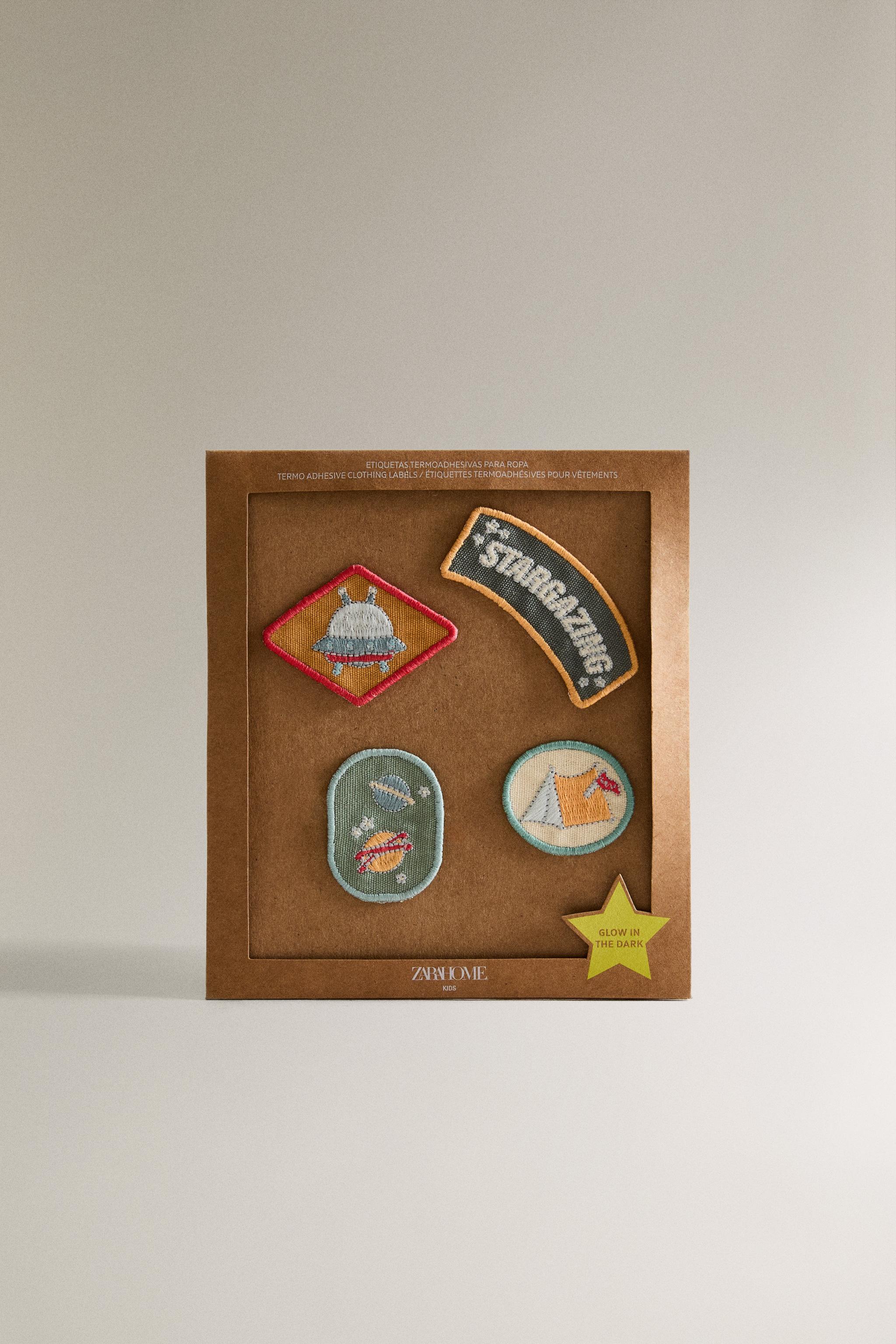 SET OF CHILDREN'S SPACE PATCHES (SET OF 4)