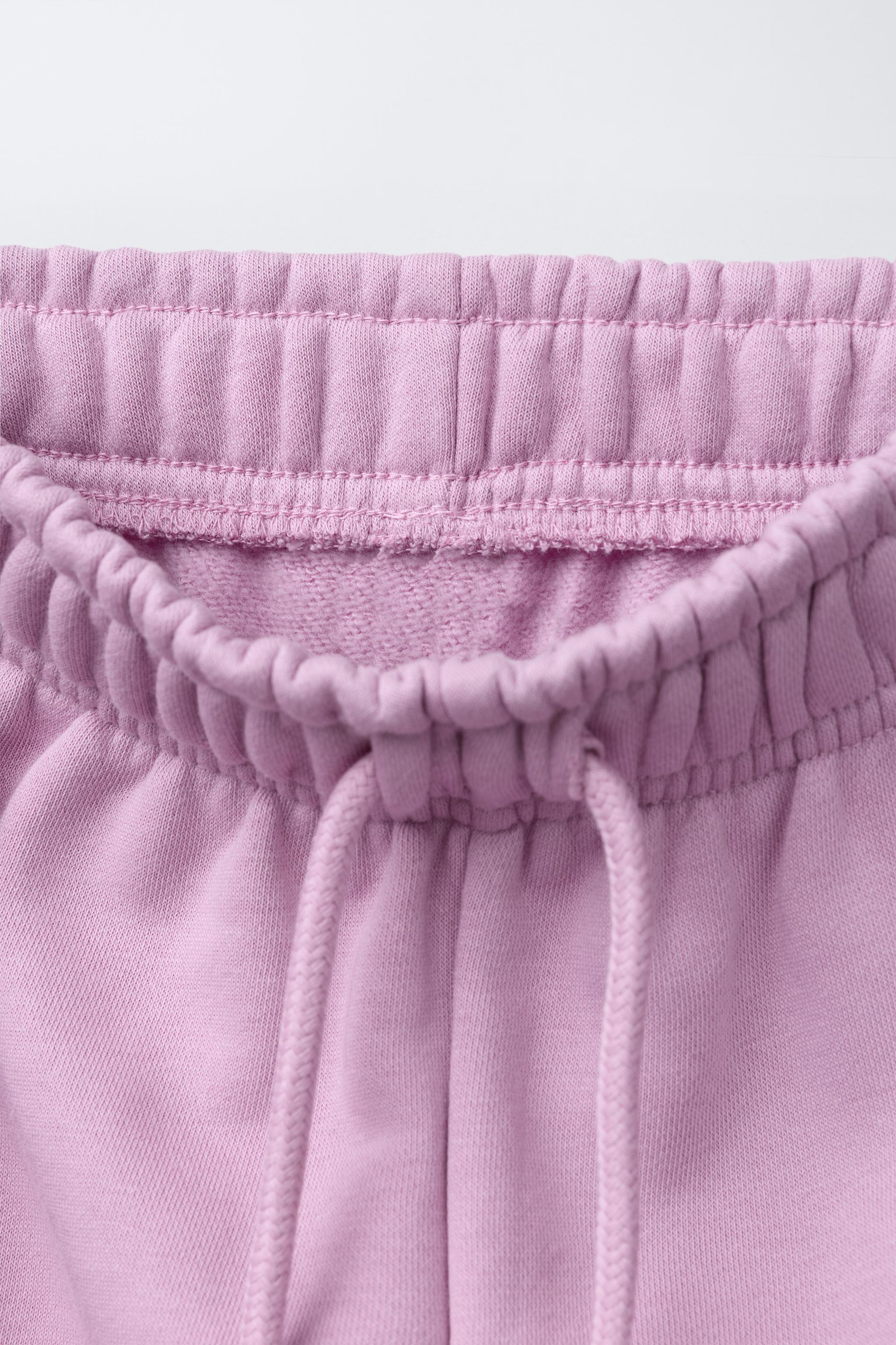 TEXT PRINT WIDE LEG PANTS