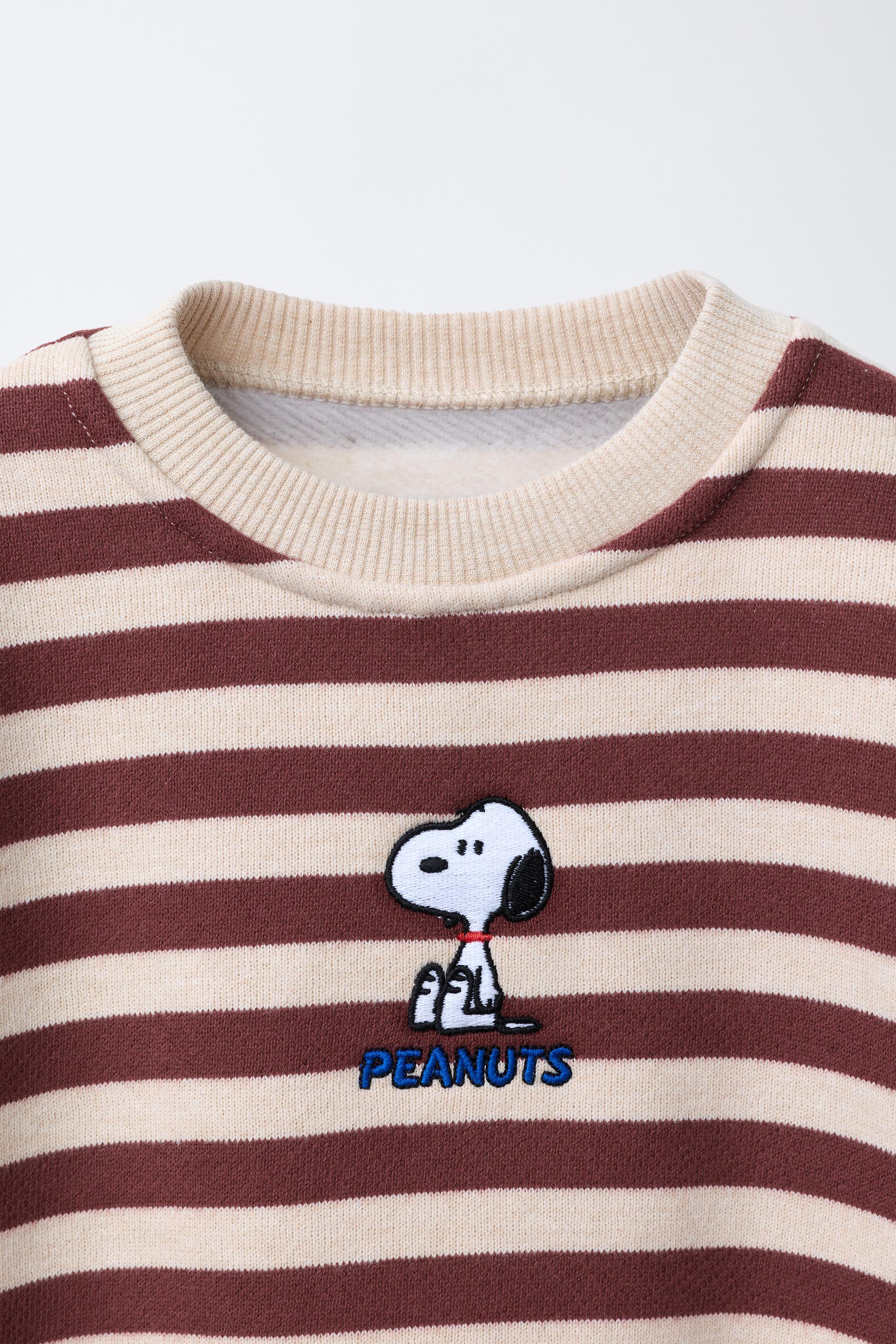 STRIPED SNOOPY PEANUTS™ SWEATSHIRT