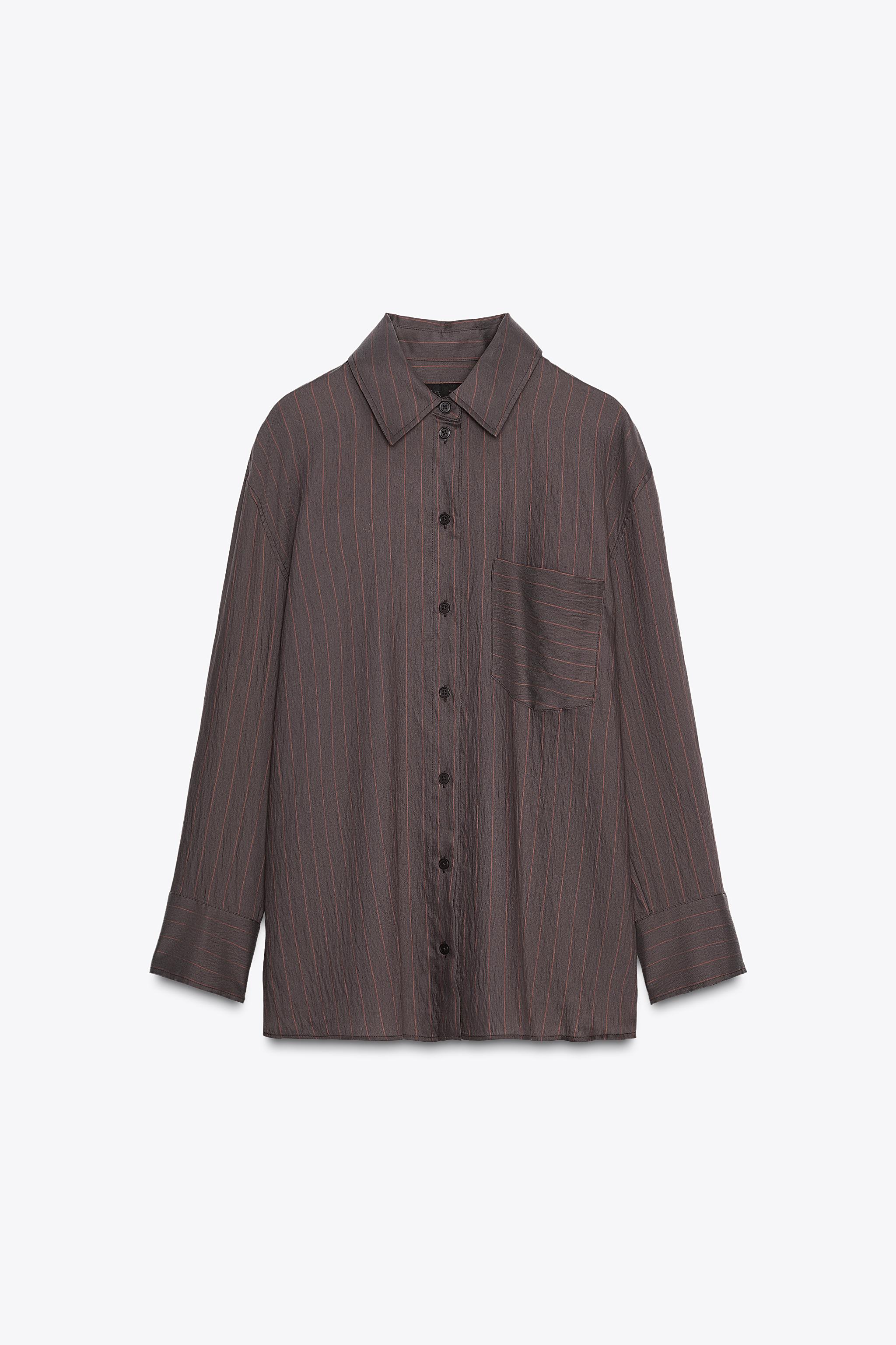 ZW COLLECTION OVERSIZED STRIPED SHIRT