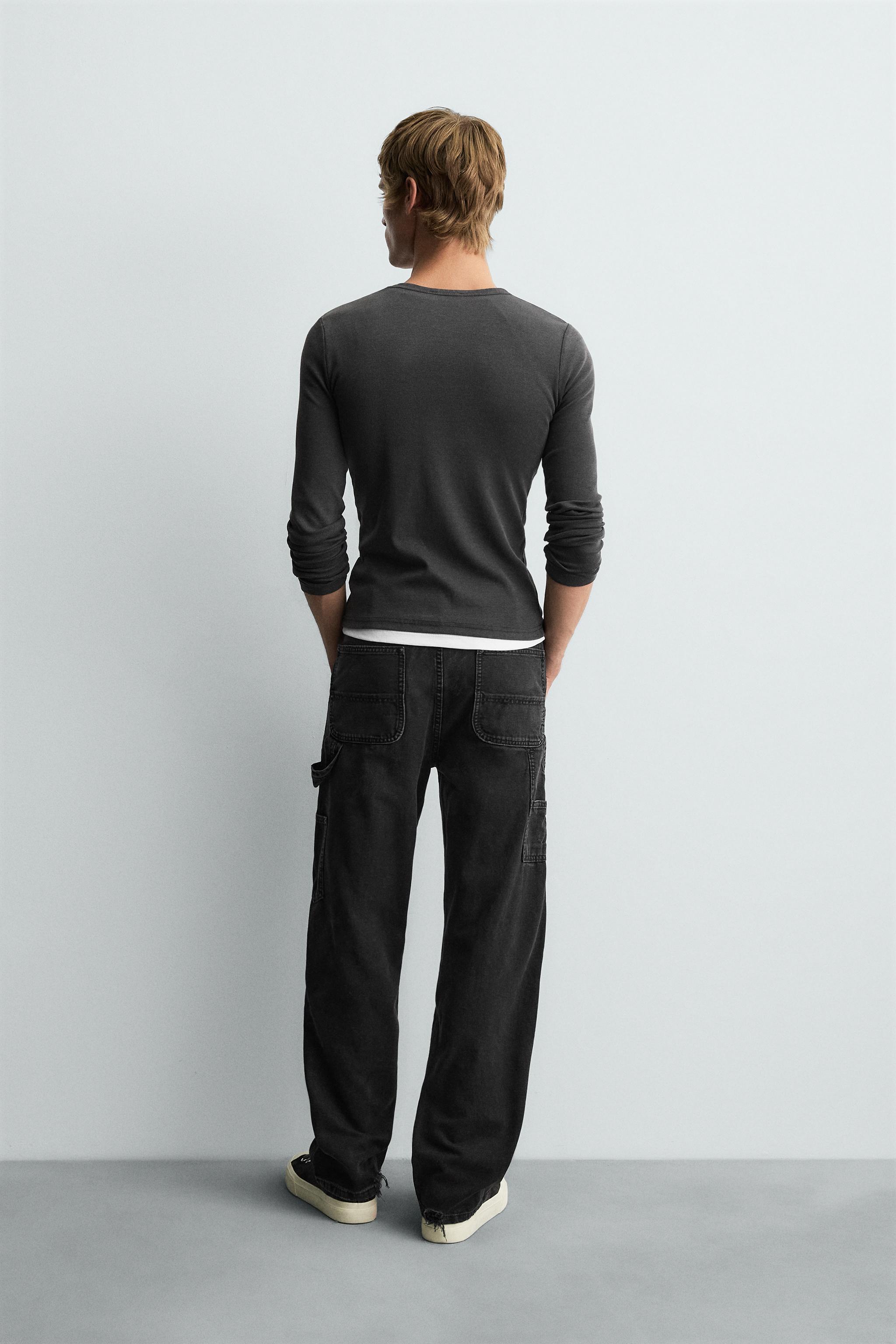 WASHED EFFECT CARPENTER JEANS