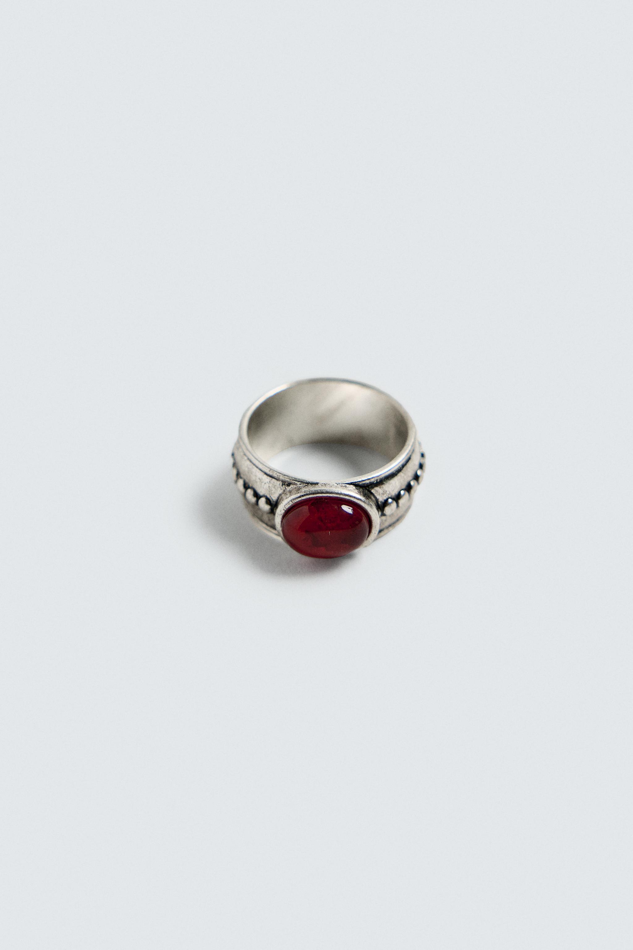CONTRAST SIGNET RING