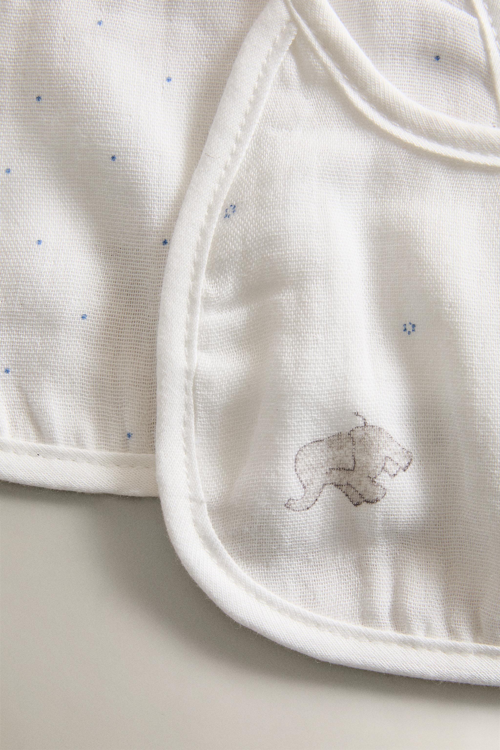 CHILDREN'S ELEPHANT BIB (SET OF 2)