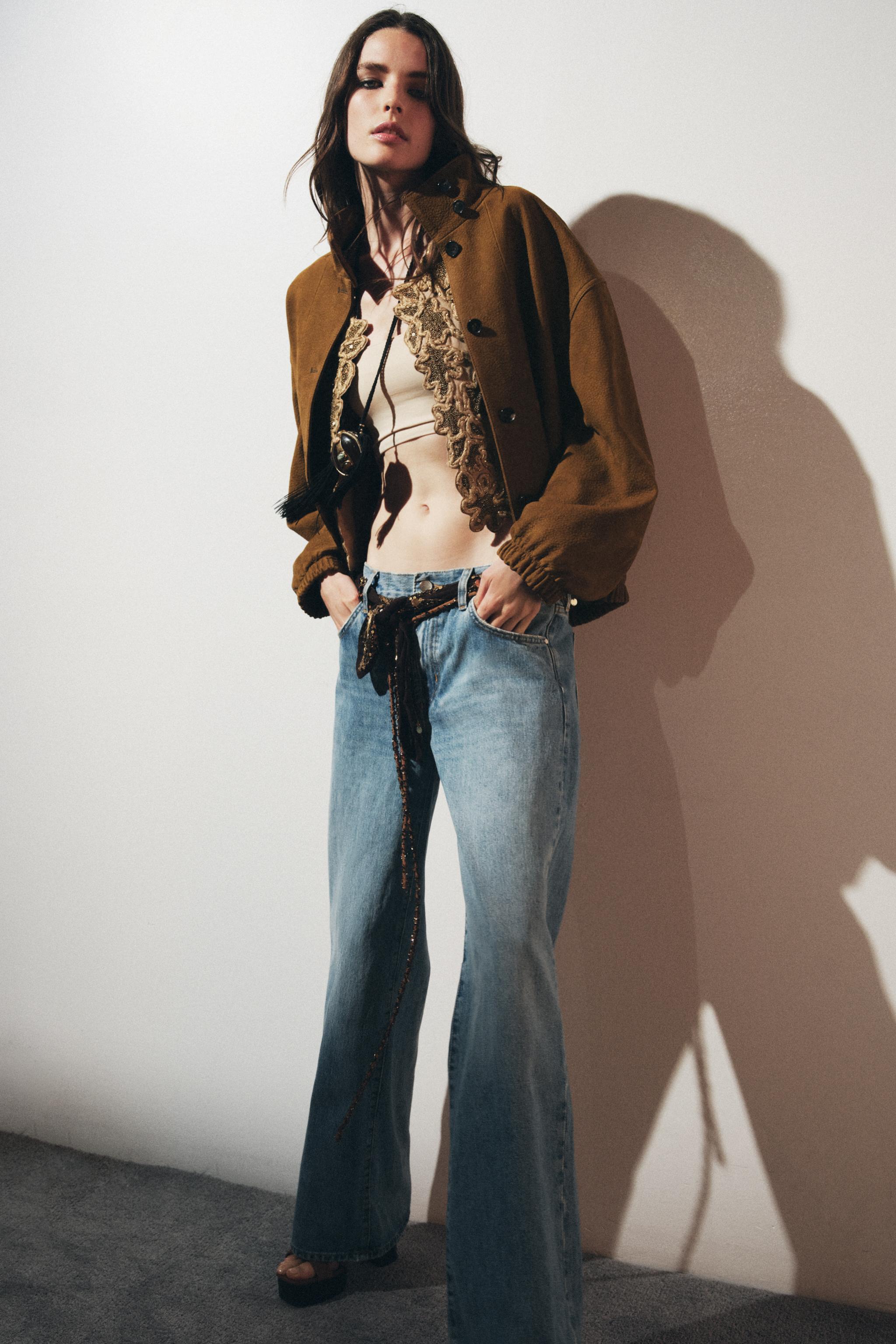 LEATHER BOMBER JACKET ZW COLLECTION LIMITED EDITION