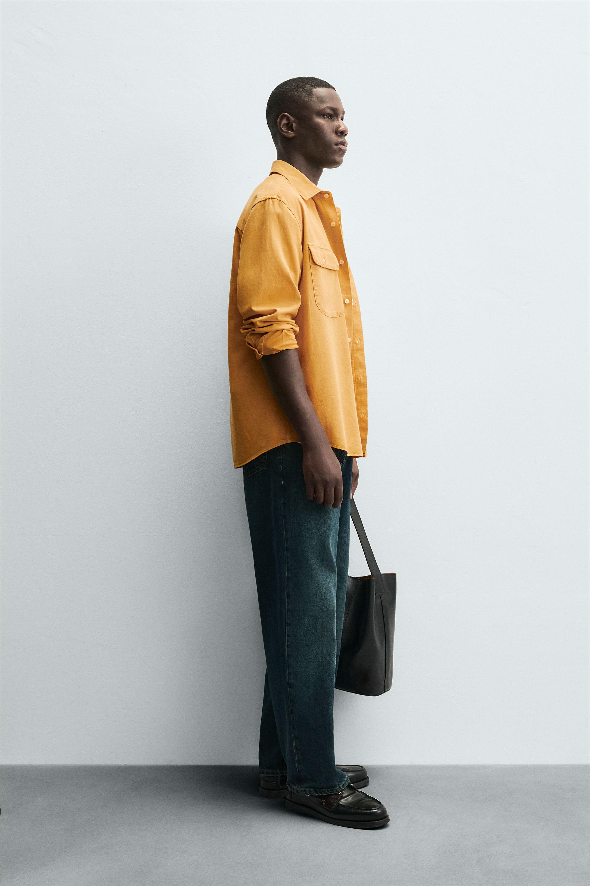 LYOCELL - COTTON SHIRT WITH POCKETS