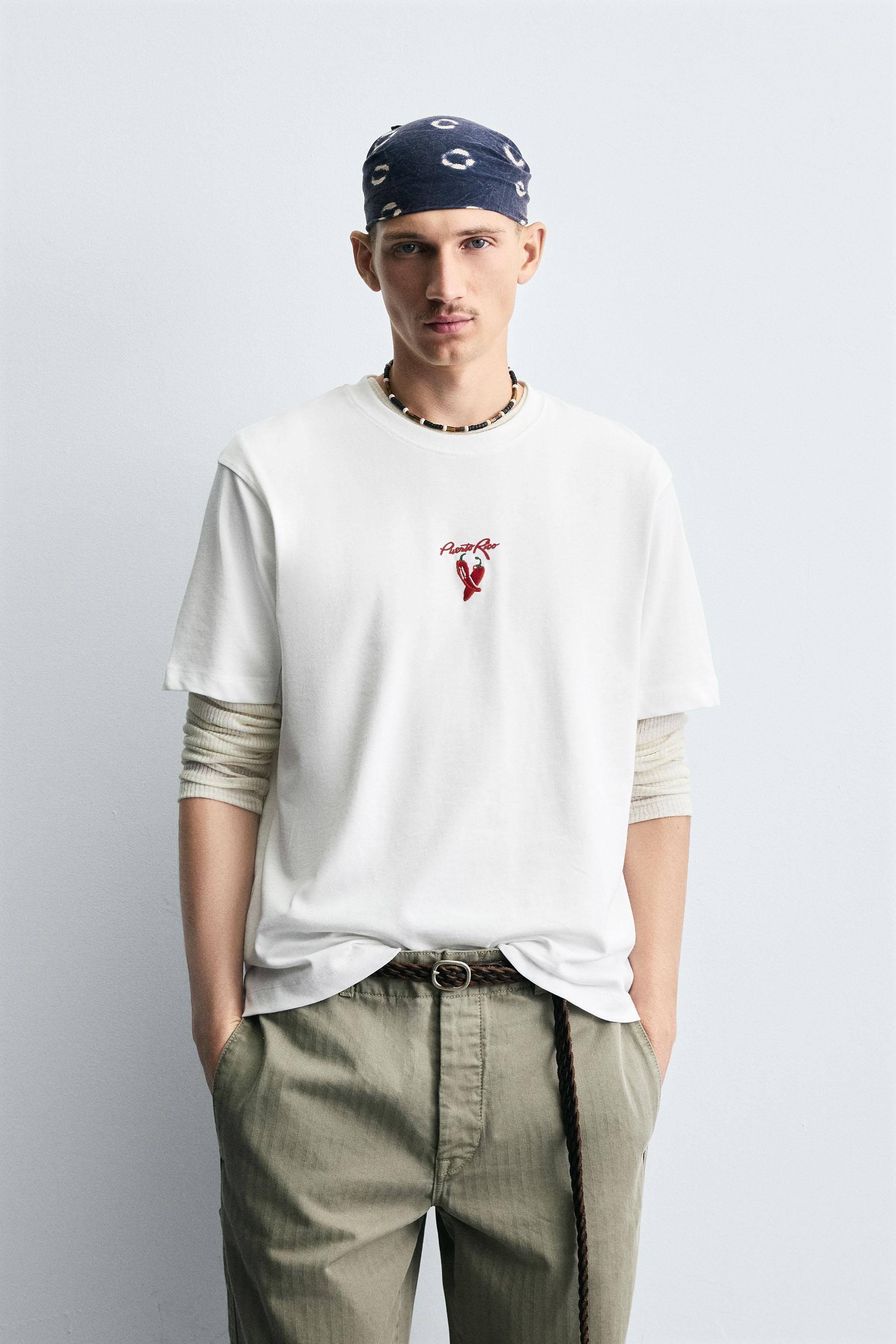 COMBINED EMBROIDERY T-SHIRT