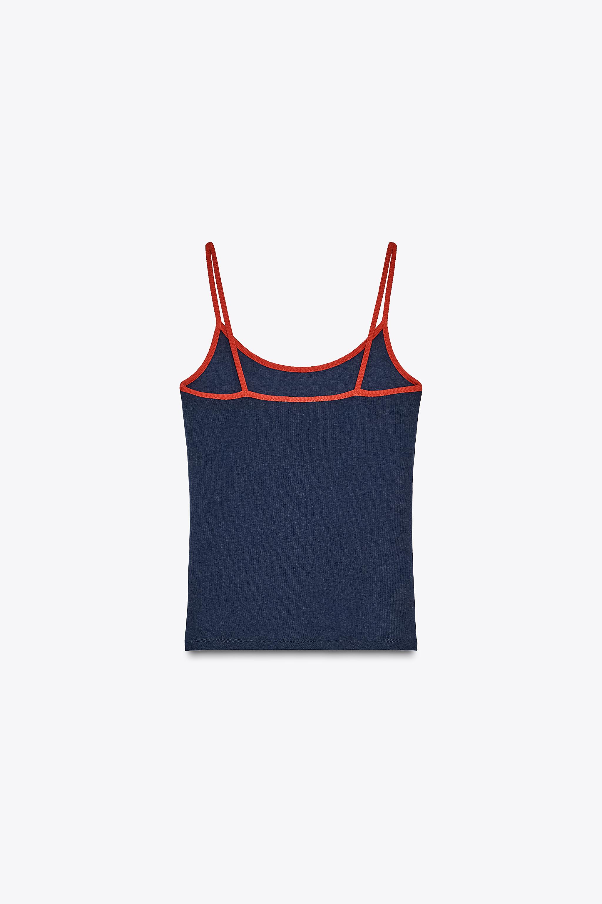 CONTRAST TANK TOP