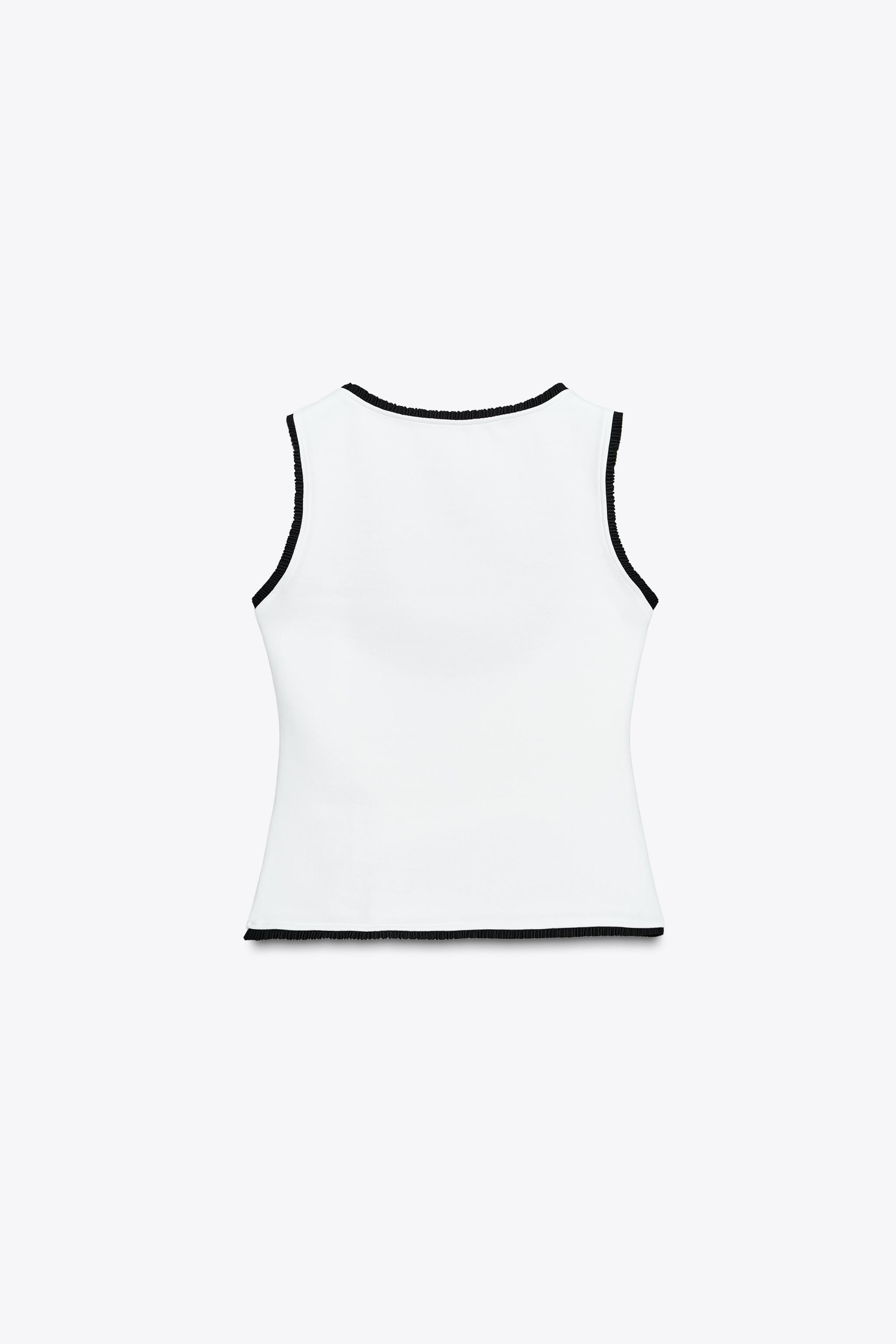 STRETCH CONTOURING VEST TOP