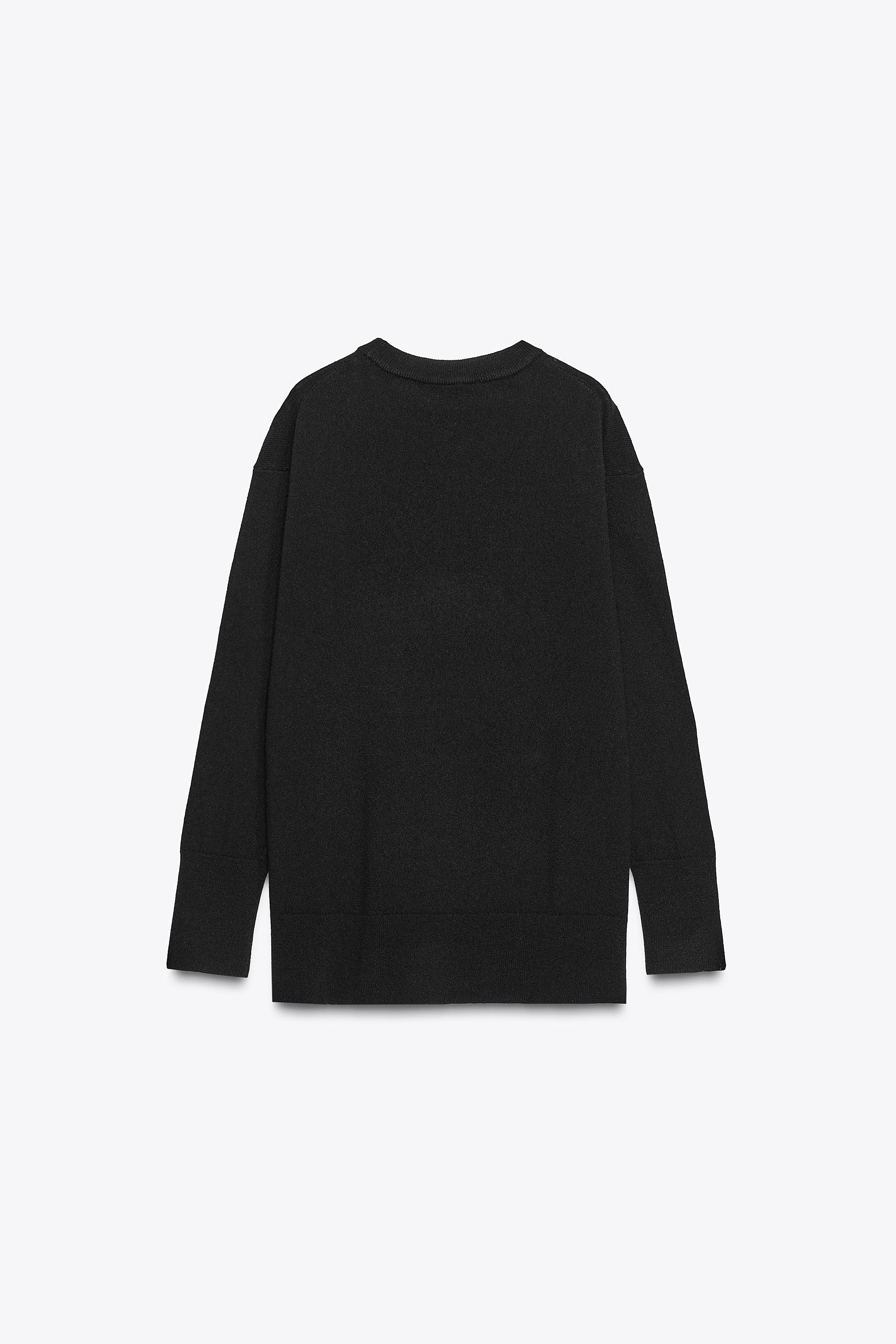 OVERSIZED 100% WOOL KNIT SWEATER